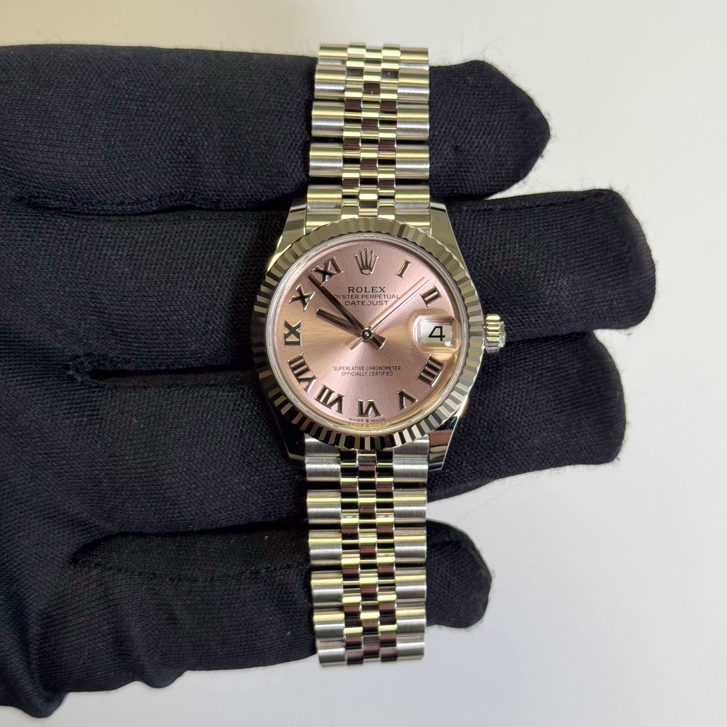 Rolex Datejust 31mm Pink Dial Watch Ref# 278274