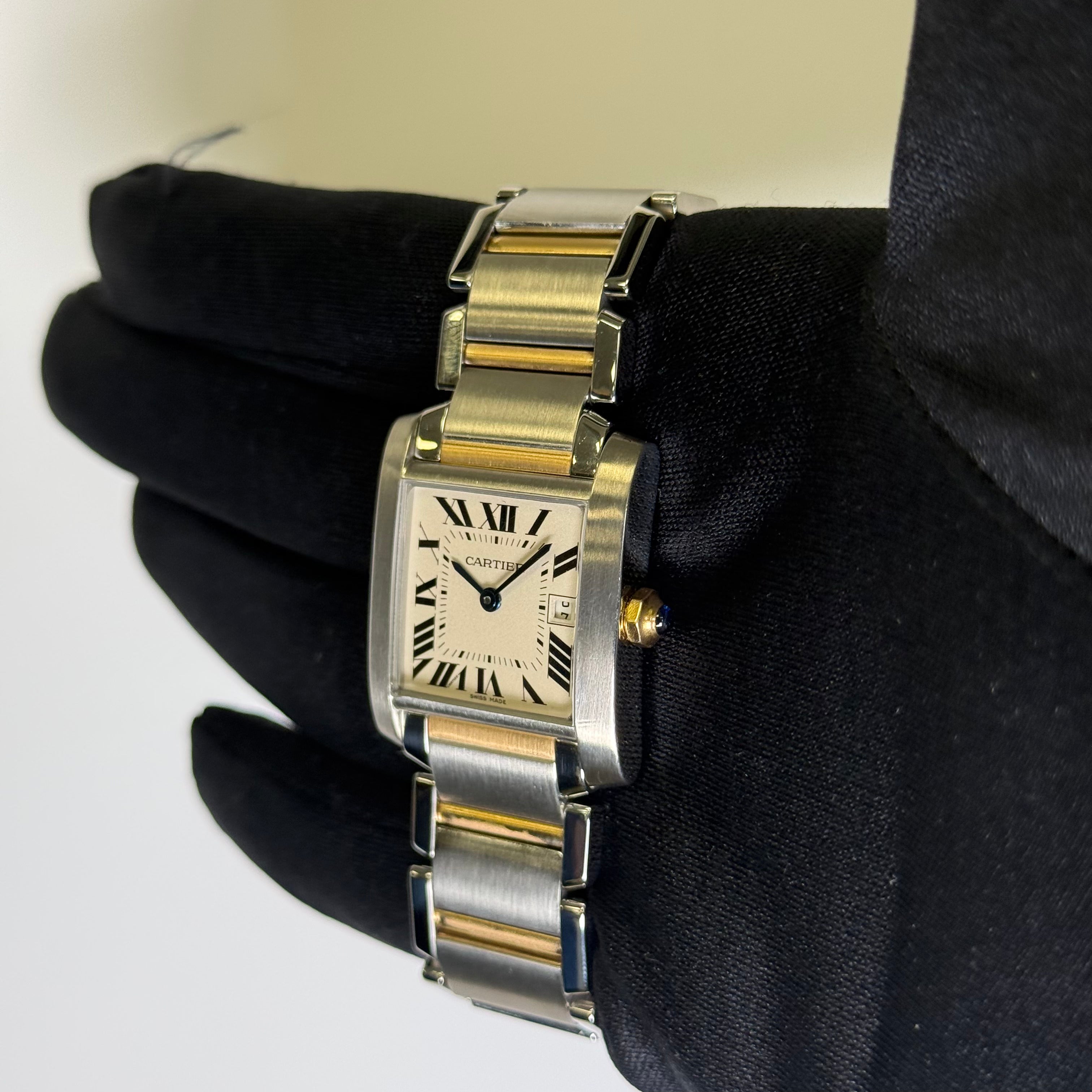 Cartier Tank 25mm White Dial Watch Ref# W51012Q4