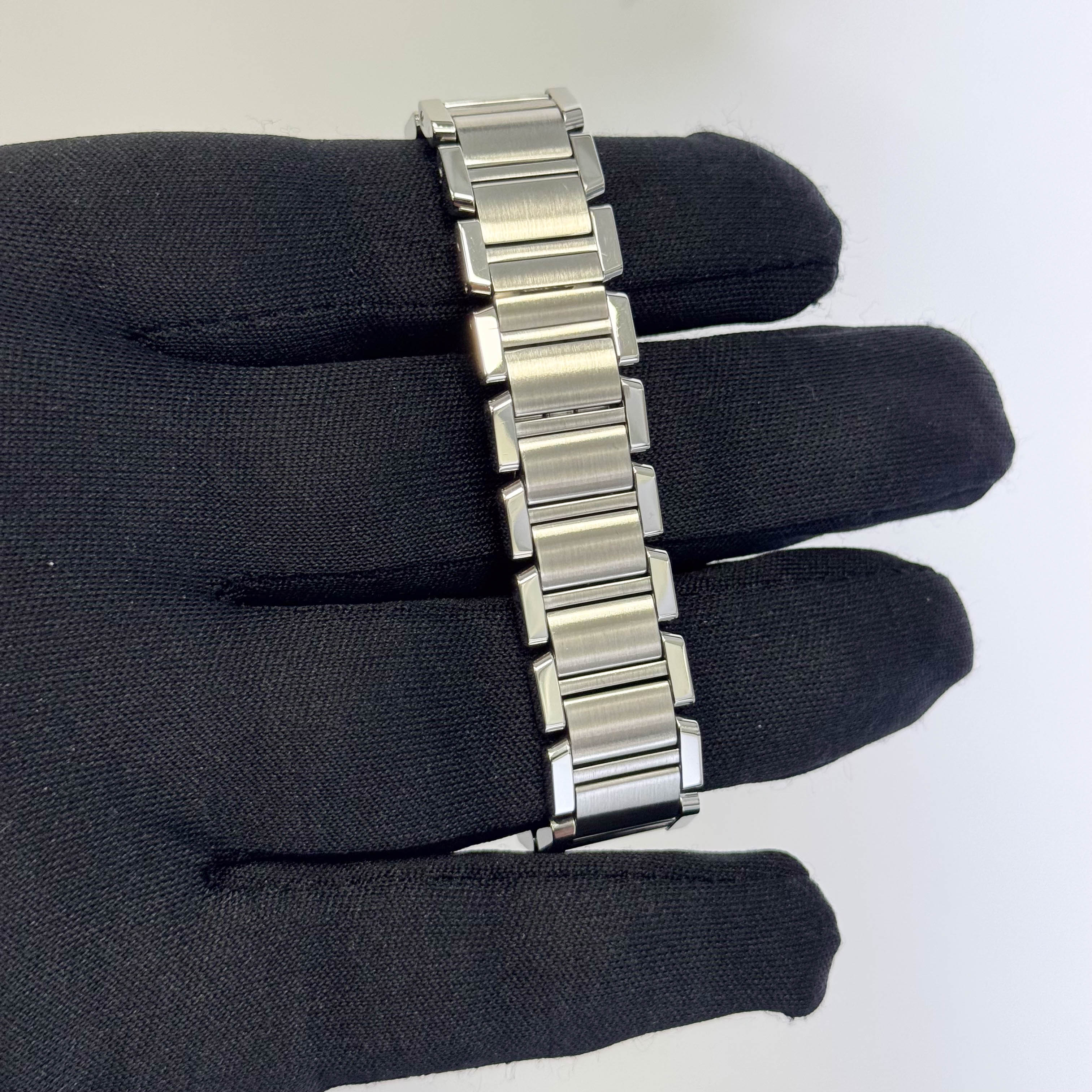 Cartier Tank Stainless Steel 20mm Ivory Dial Watch Ref# W51008Q3 - Happy Jewelers Fine Jewelry Lifetime Warranty