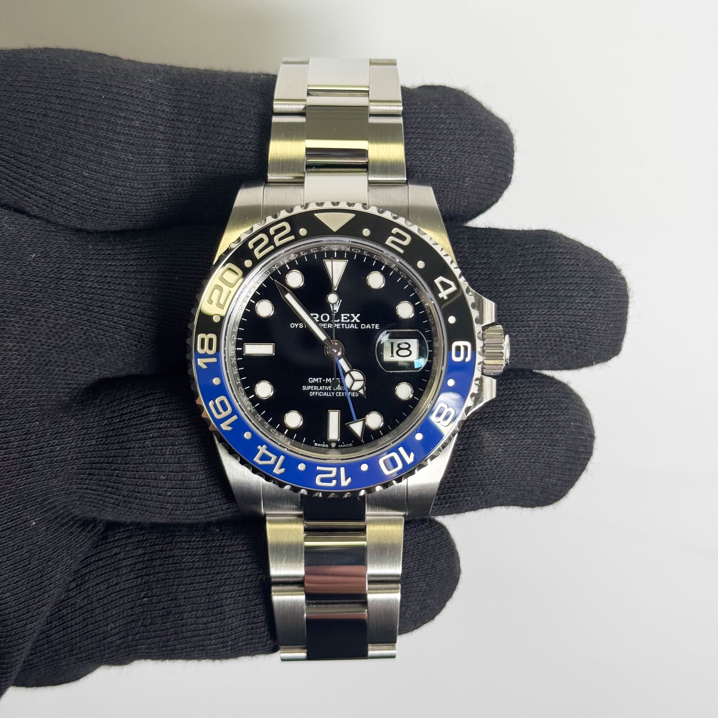 Rolex GMT Master II 40mm Black Dial Watch Ref# 126710BLNR
