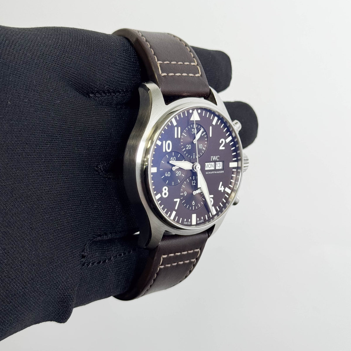 IWC Pilot's Ed. Antoine de St Exupery 39mm Brown Dial Watch Ref# IW377713
