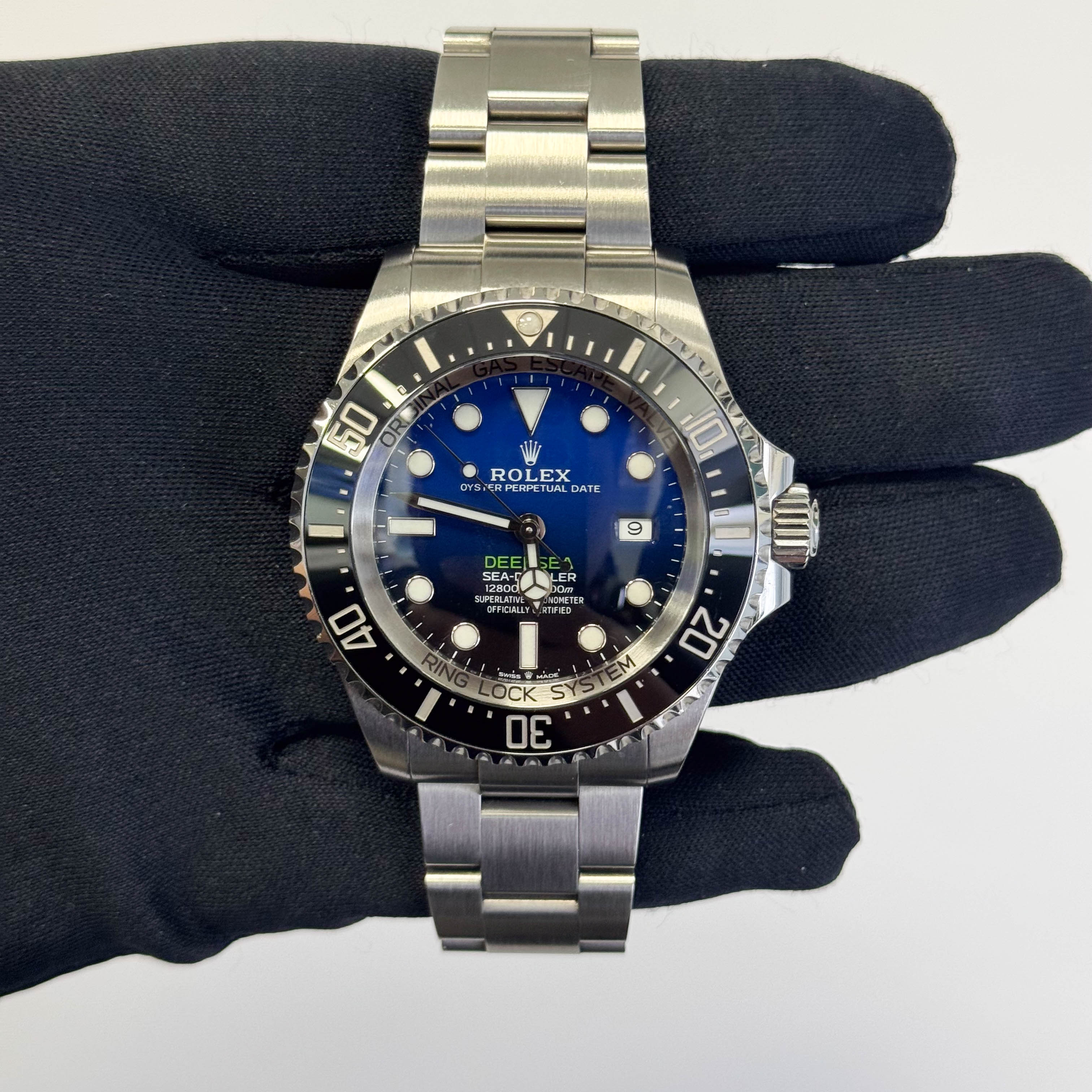 Rolex Sea-Dweller 44mm Blue/Black Dial Watch Ref# 126660 - Happy Jewelers Fine Jewelry Lifetime Warranty