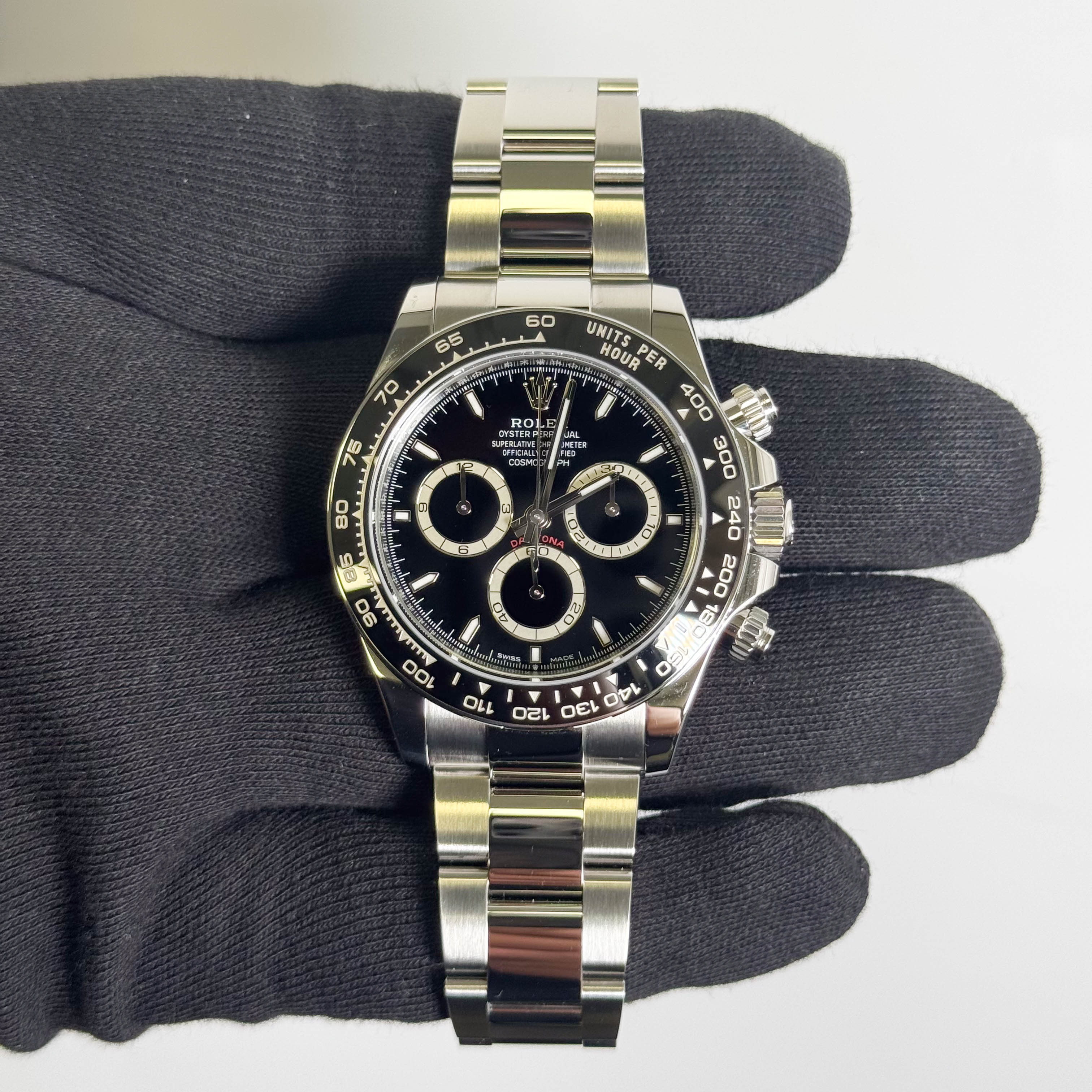 Rolex Daytona 40mm Black Dial Watch Ref# 126500LN