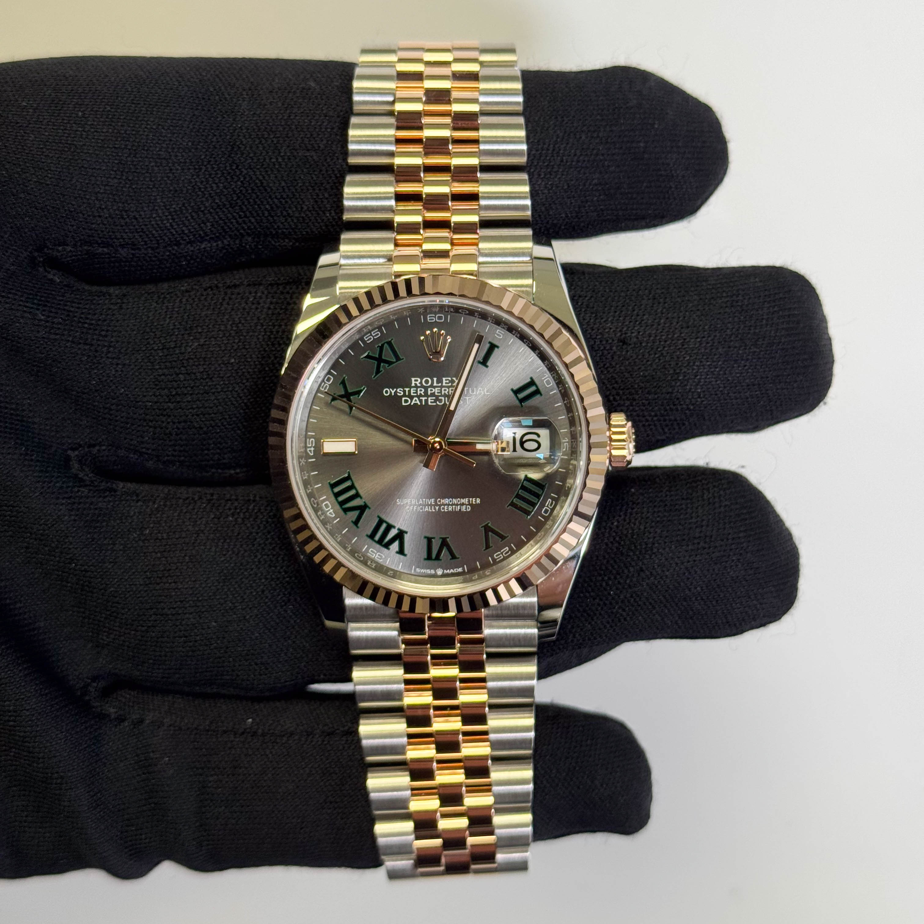 Rolex Datejust 36mm Wimbledon Dial Watch Ref# 126231