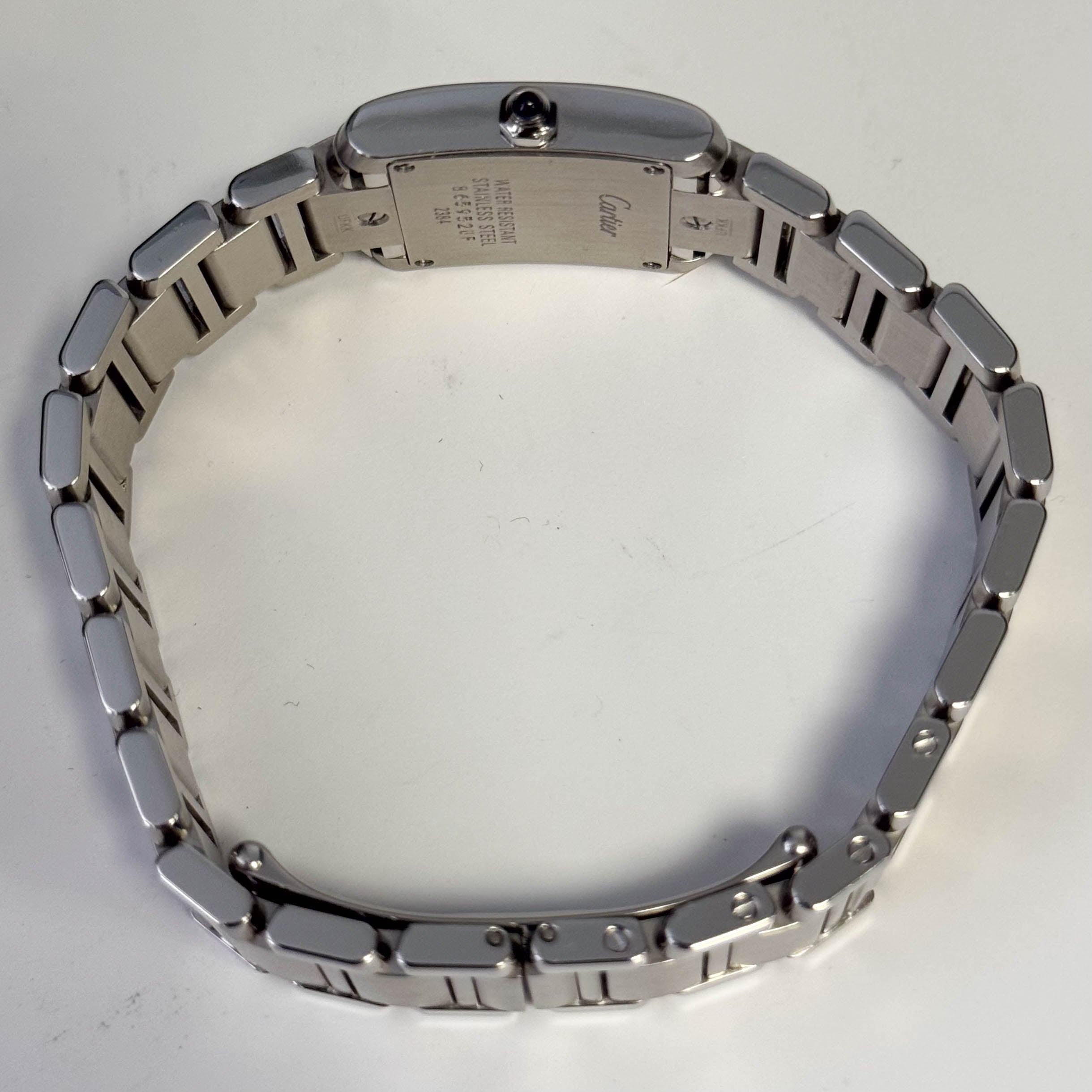 Cartier Tank 20mm Ivory Dial Watch Ref# W51008Q3