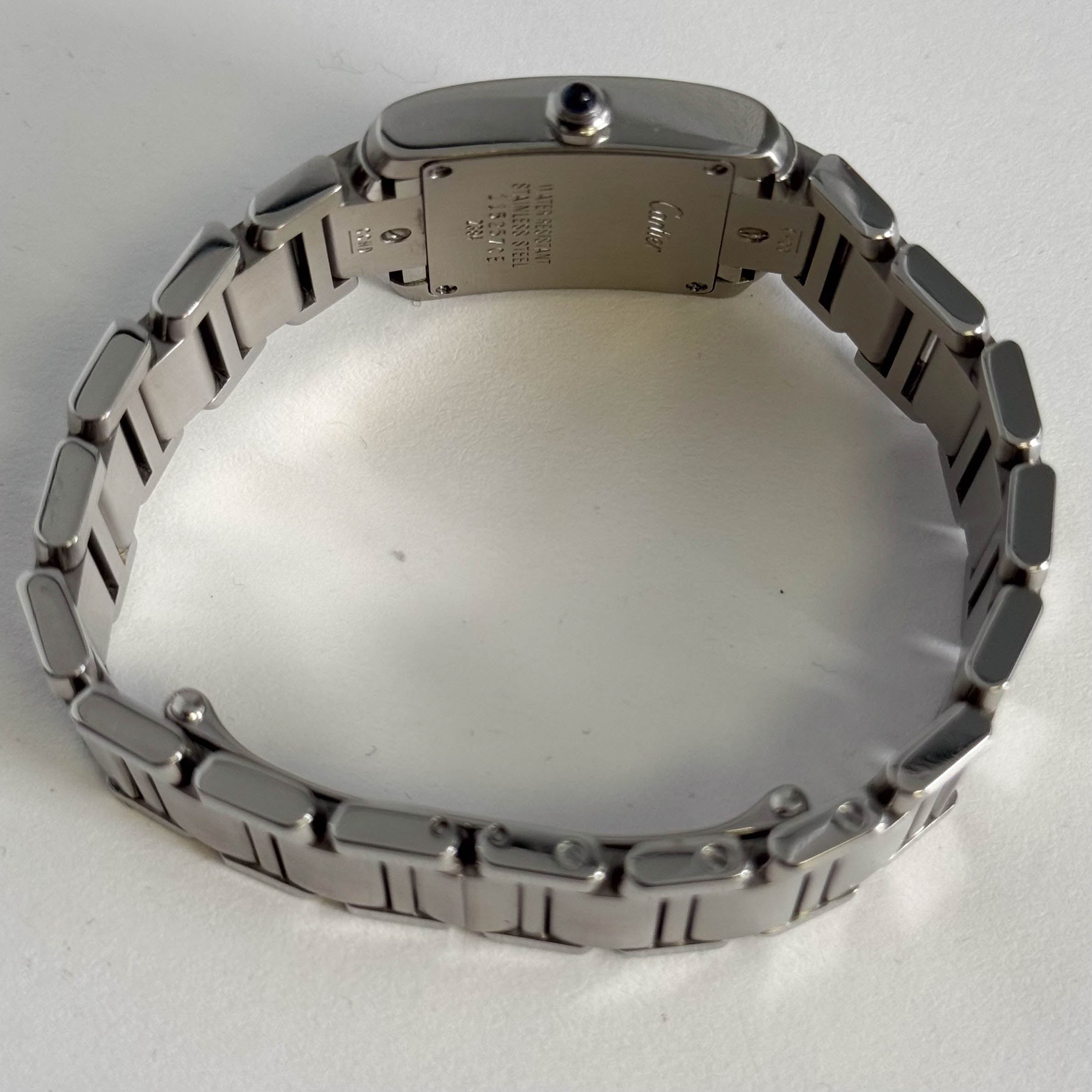 Cartier Tank Francaise 20mm White Dial Watch Ref# W51008CE