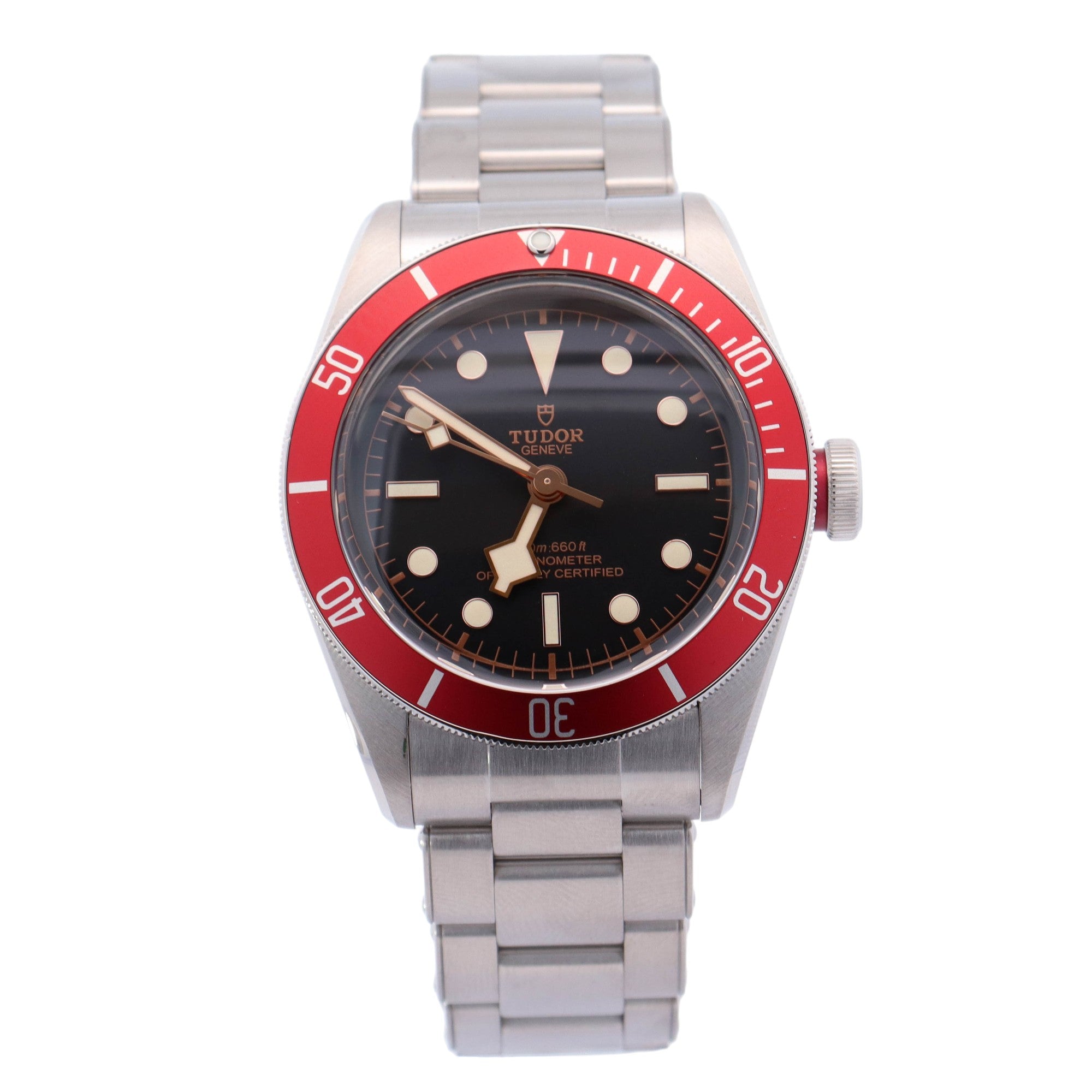 Tudor Black Bay Stainless Steel 41mm Black Dot Dial Watch | Ref# 79230R - Happy Jewelers Fine Jewelry Lifetime Warranty