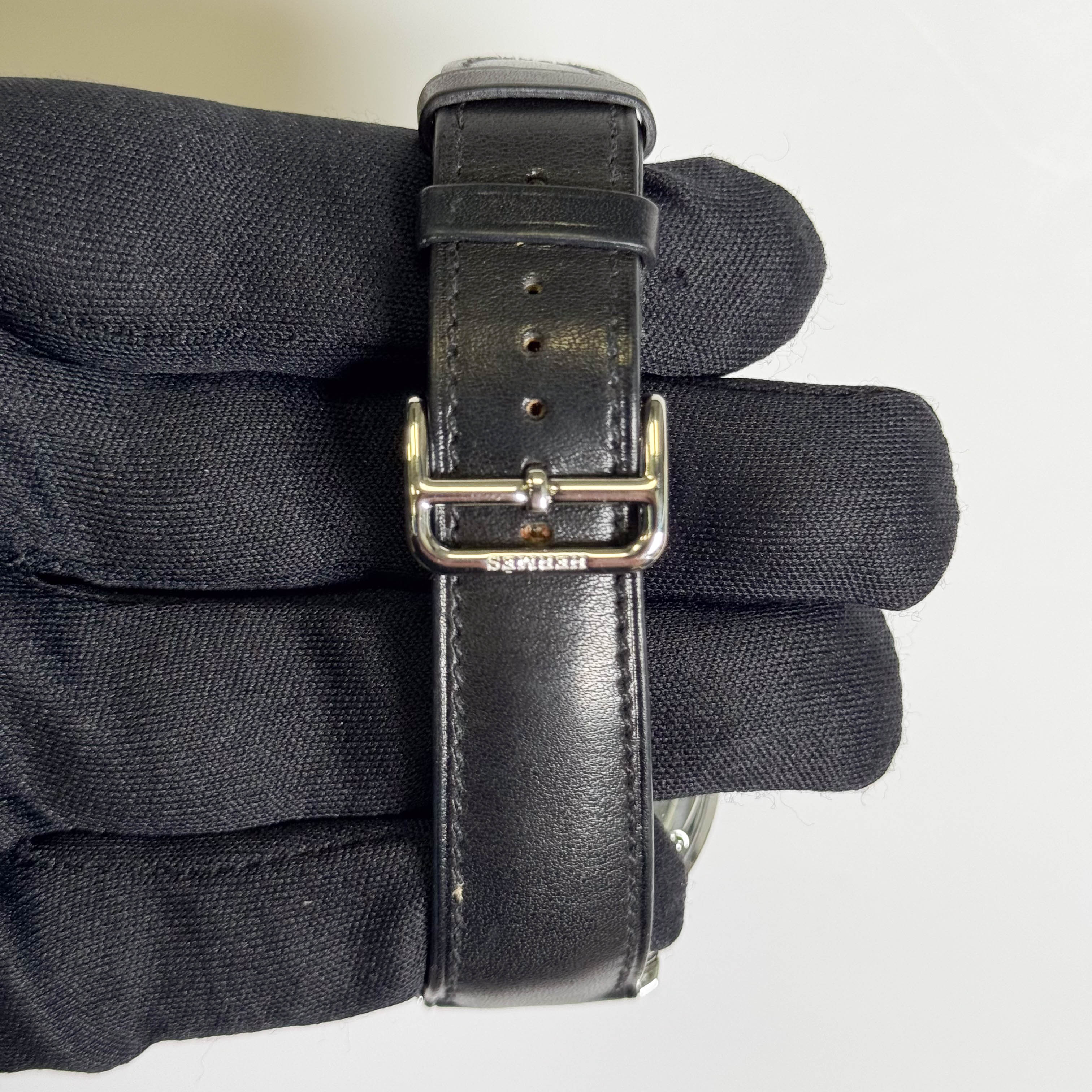 Hermes Clipper 39mm Grey Dial Watch Ref# CP2.810