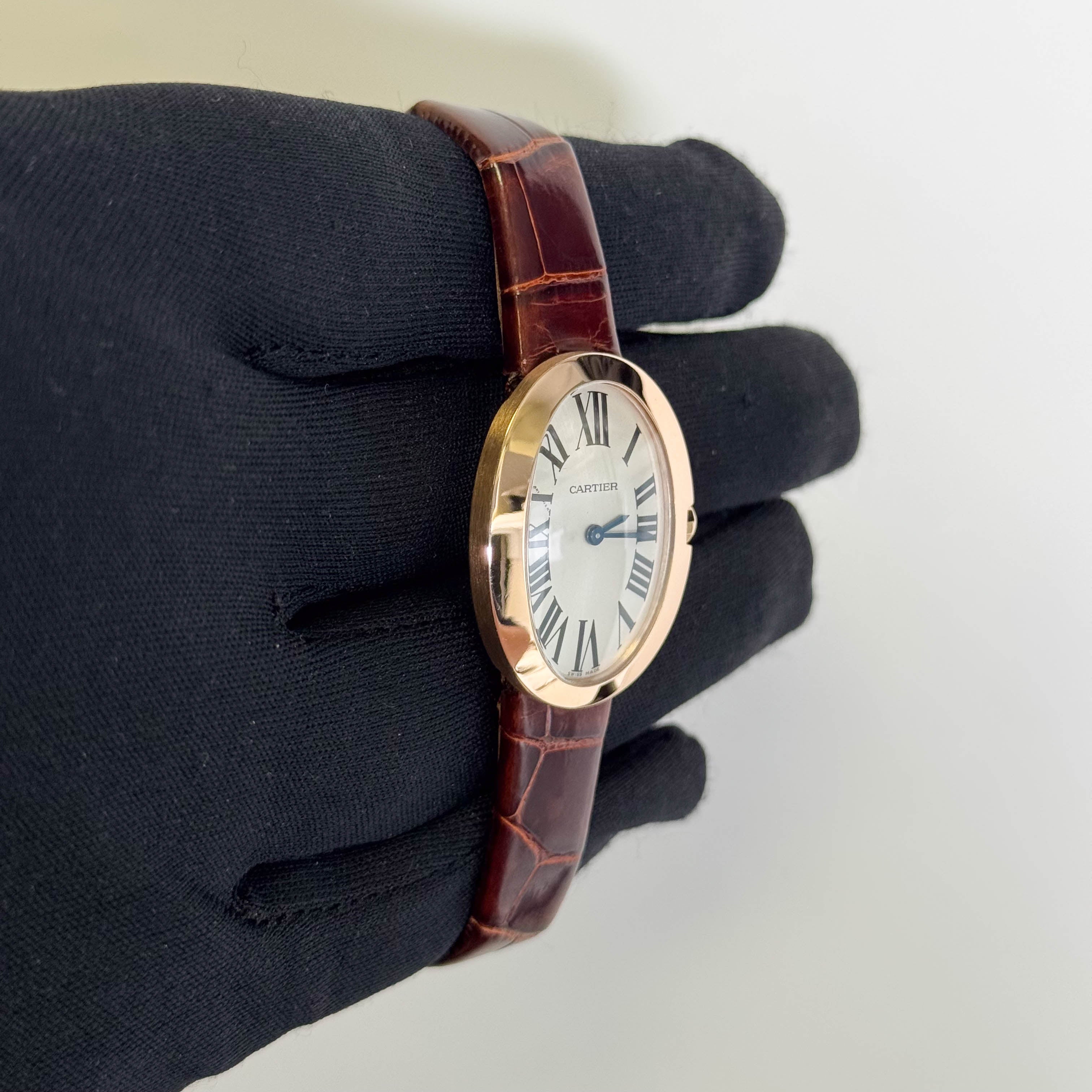 Cartier Baignoire 31mm Silver Dial Watch Ref# W8000007