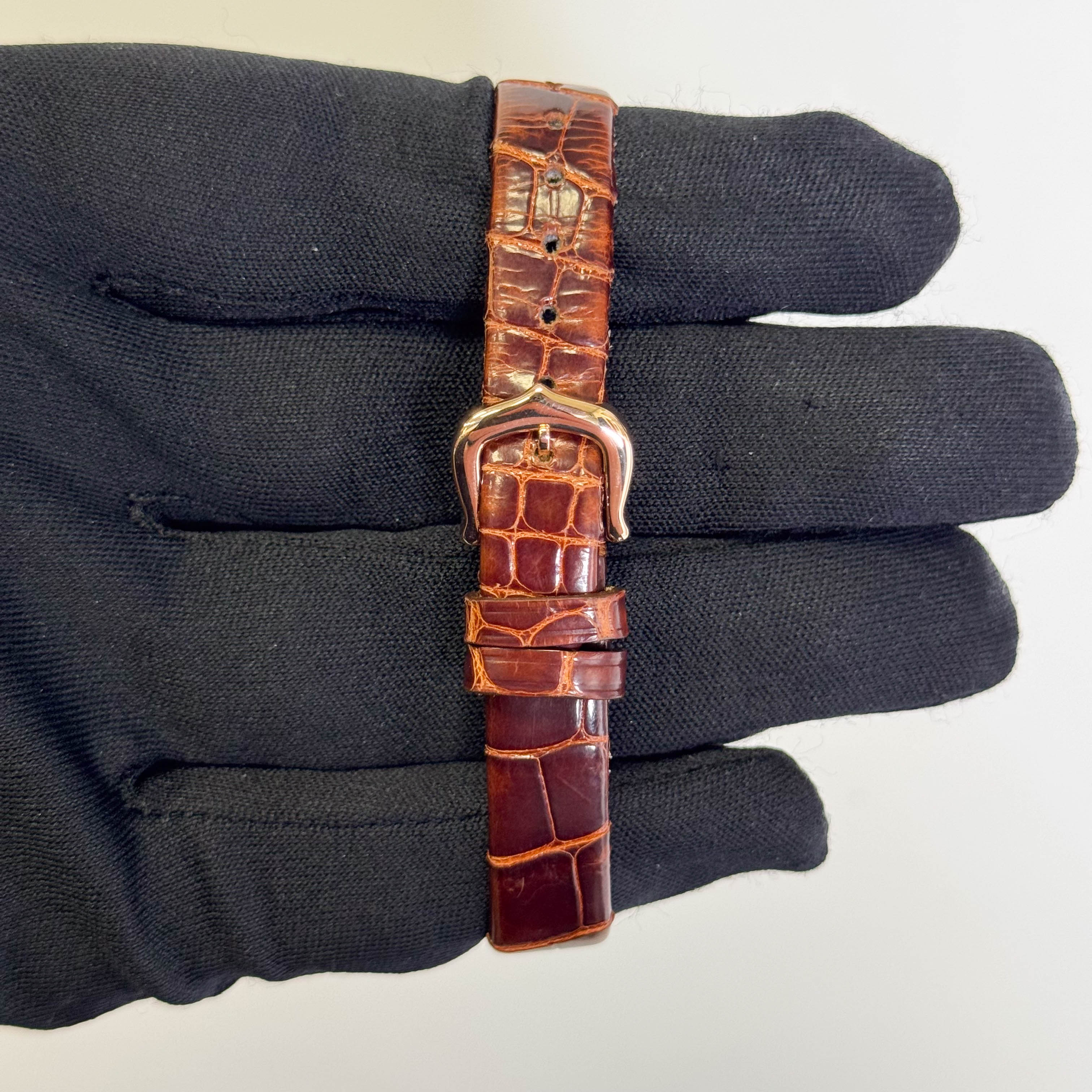 Cartier Baignoire 31mm Silver Dial Watch Ref# W8000007