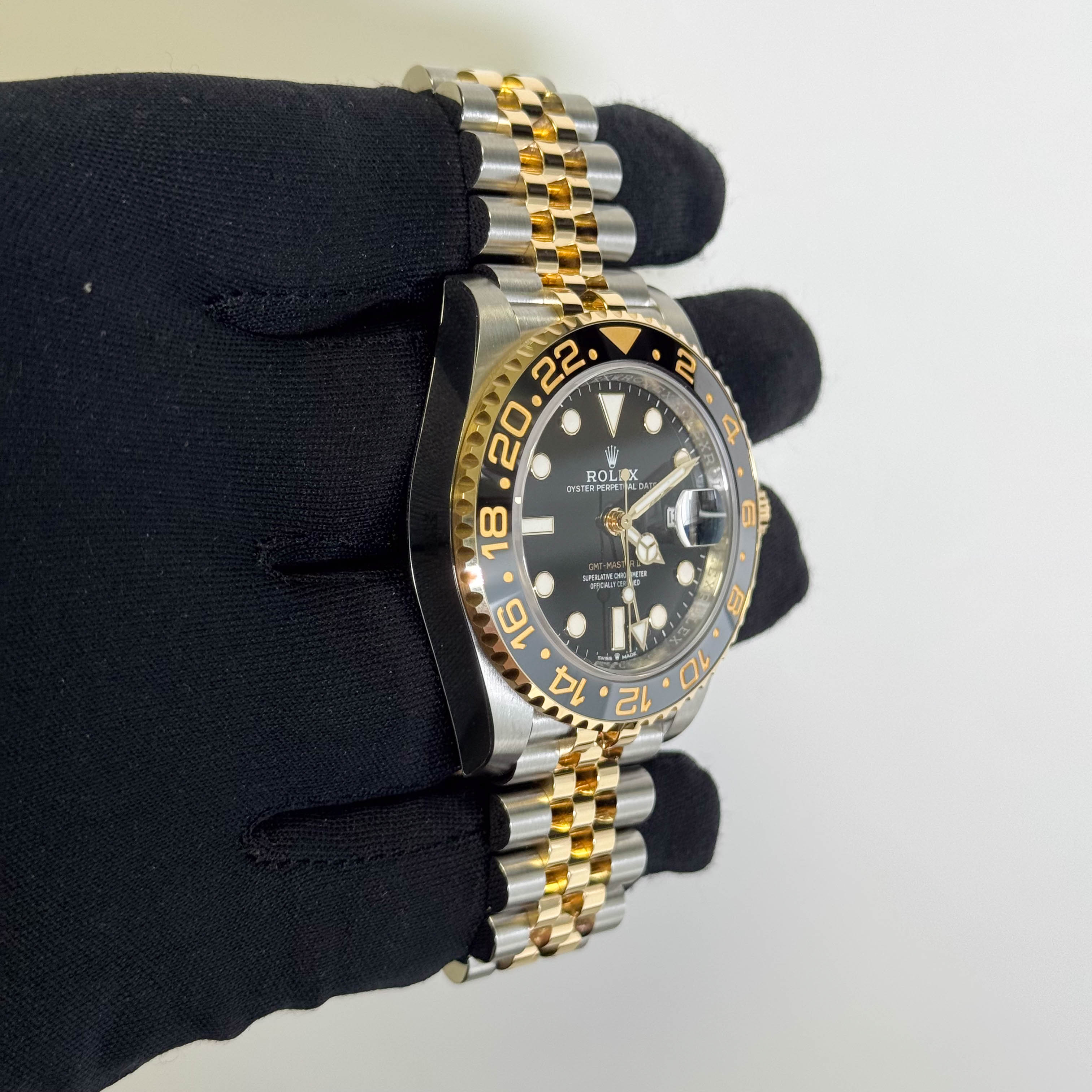 Rolex GMT-Master II 40mm Black Dial Watch Ref# 126713GRNR