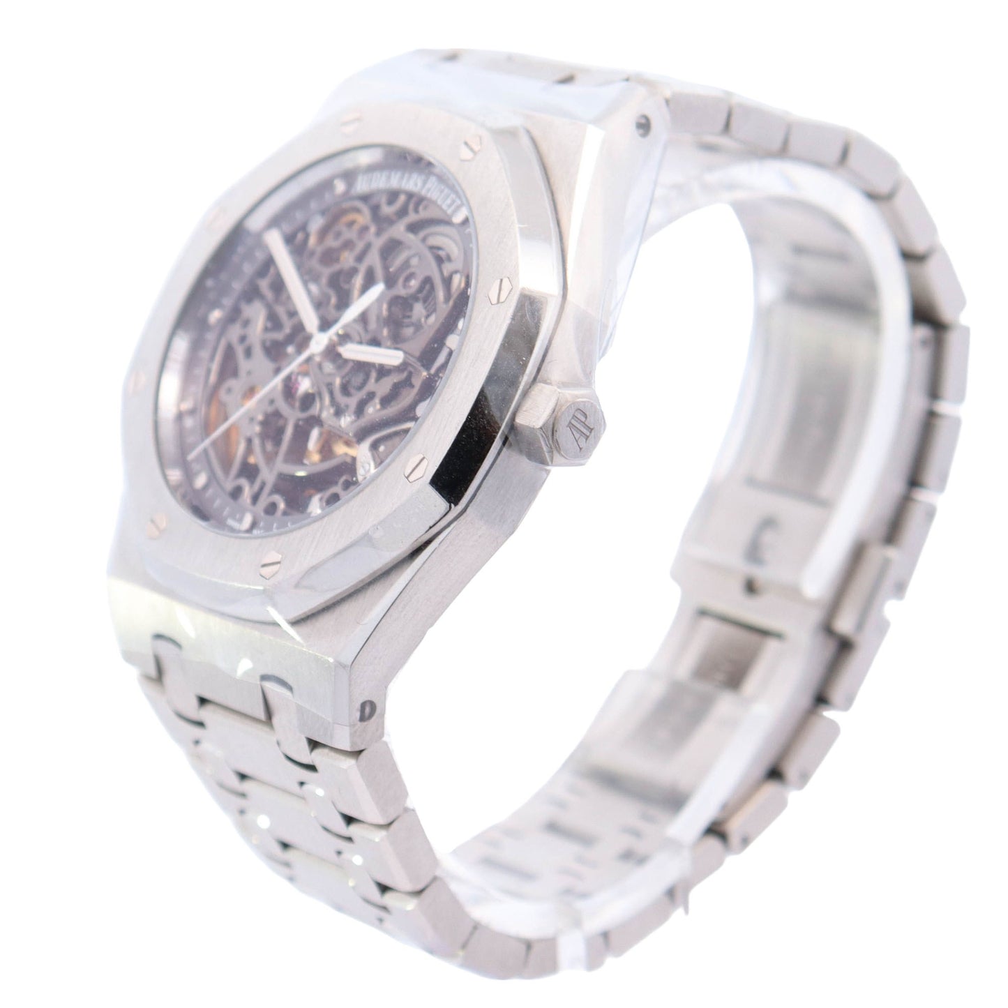 Audemars Piguet Royal Oak 39mm Stainless Steel Skeleton Dial Watch Ref# 15305ST.OO.1220ST.01 - Happy Jewelers Fine Jewelry Lifetime Warranty