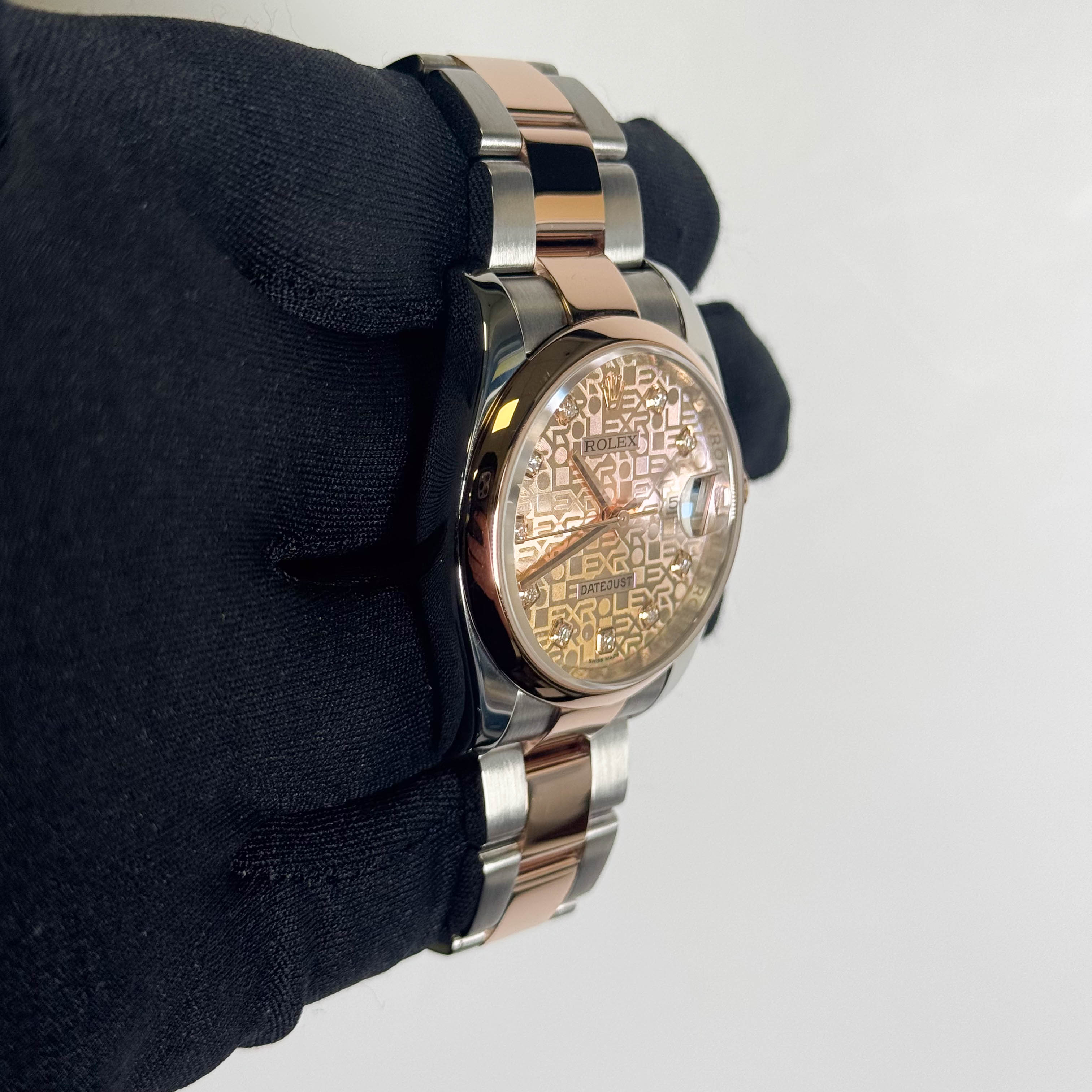 Rolex Datejust 36mm Pink Dial Watch Ref# 116201