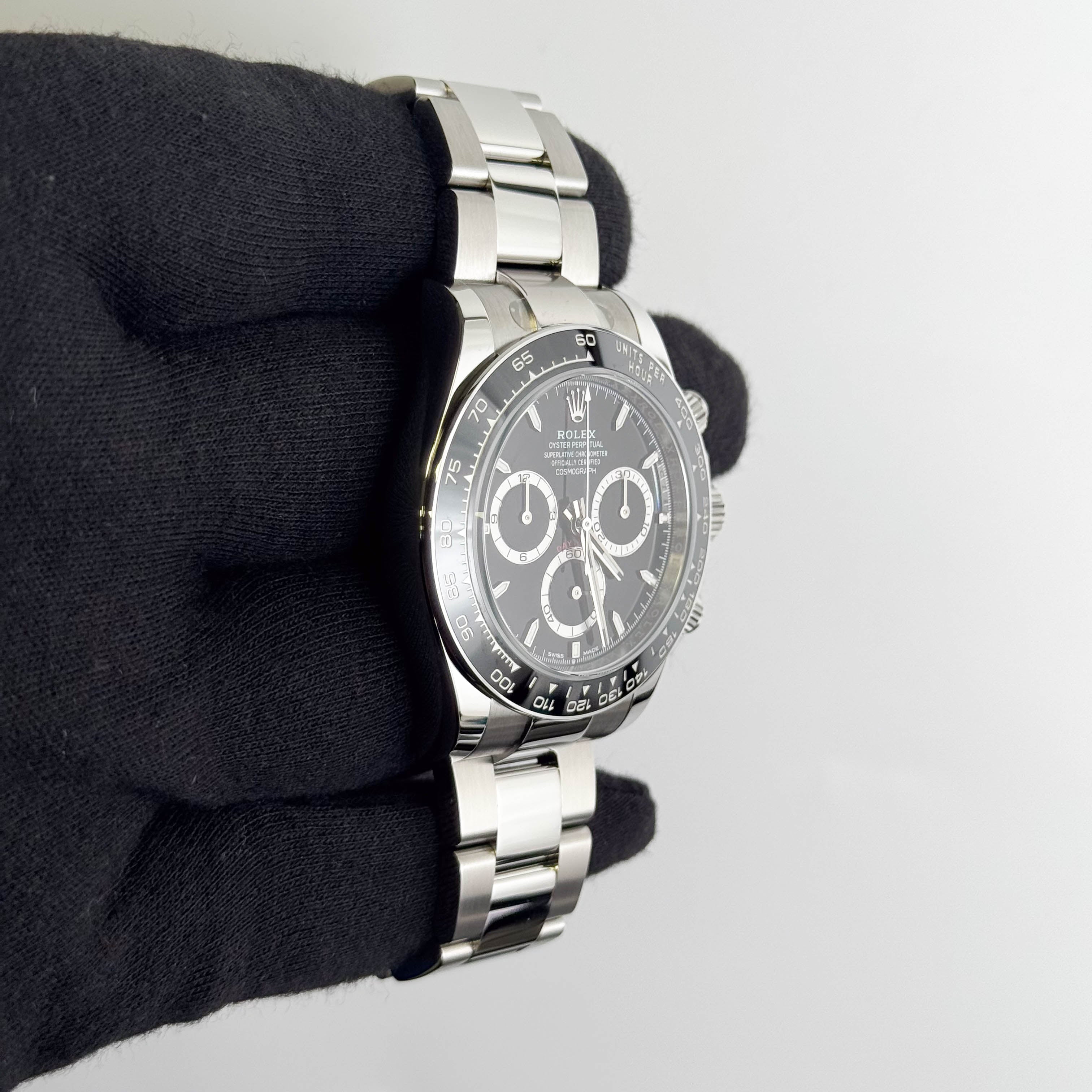 Rolex Daytona 40mm Black Dial Watch Ref# 126500LN