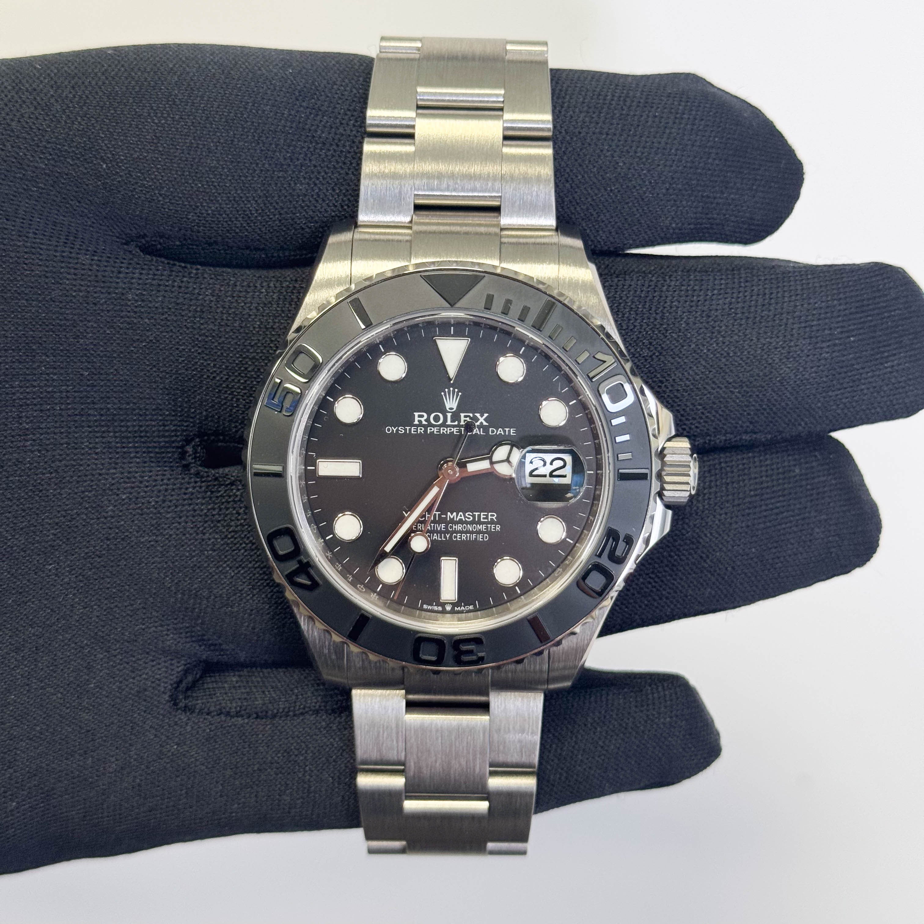 Rolex Yacht-Master 42mm Black Dial Watch Ref# 226627