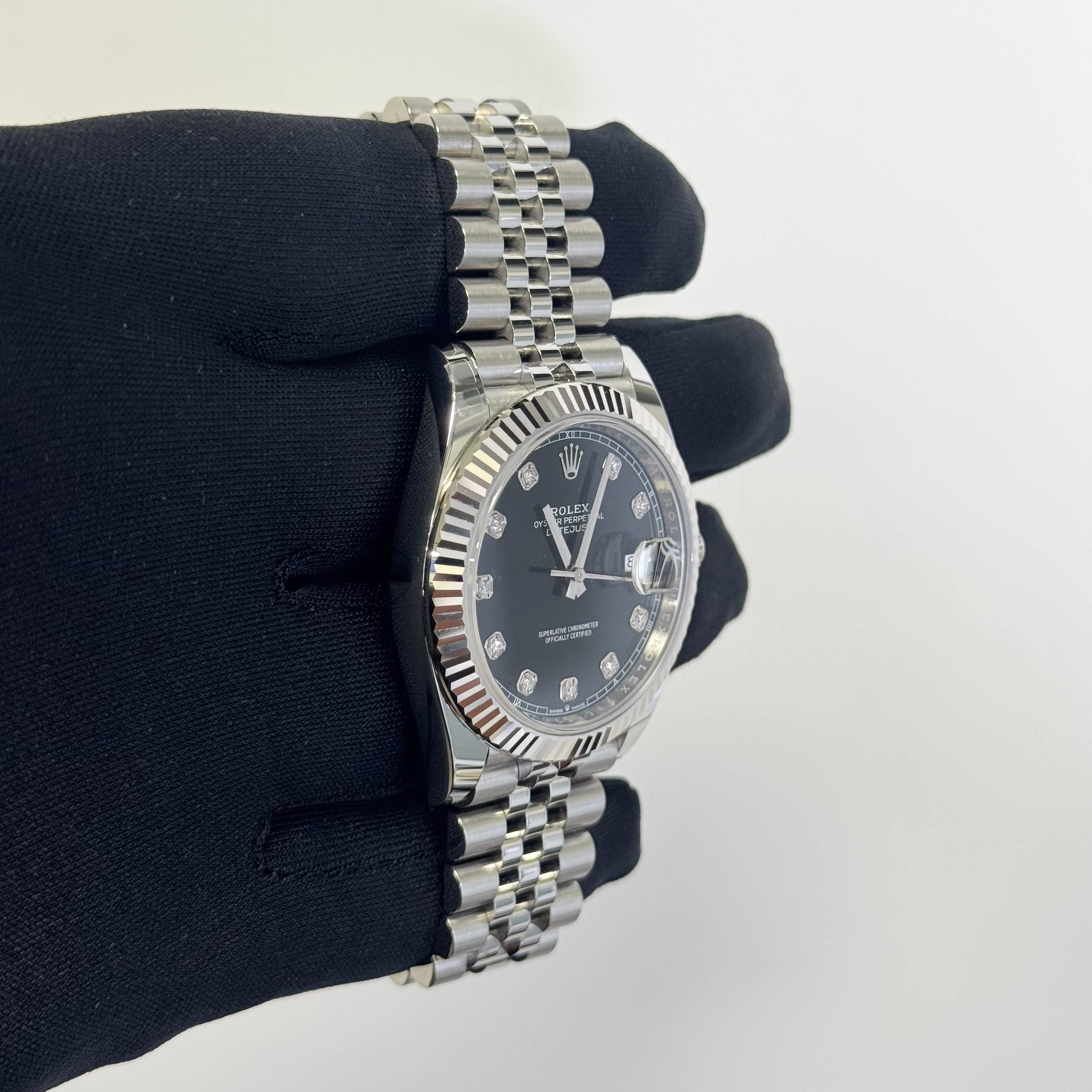 Rolex Datejust 41mm Black Dial Watch Ref# 126334