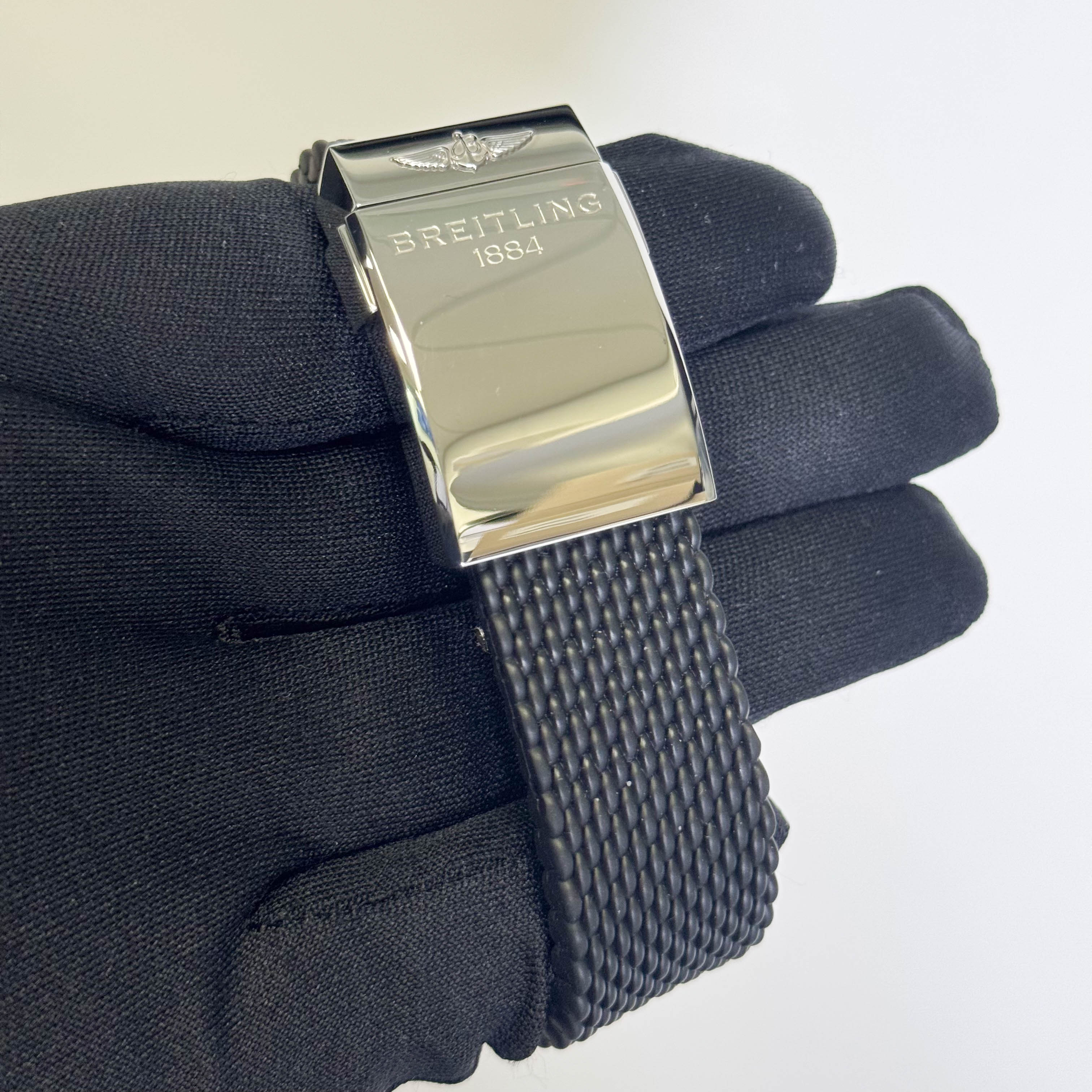 Breitling Superocean 42mm Black Dial Watch Ref# AB2010