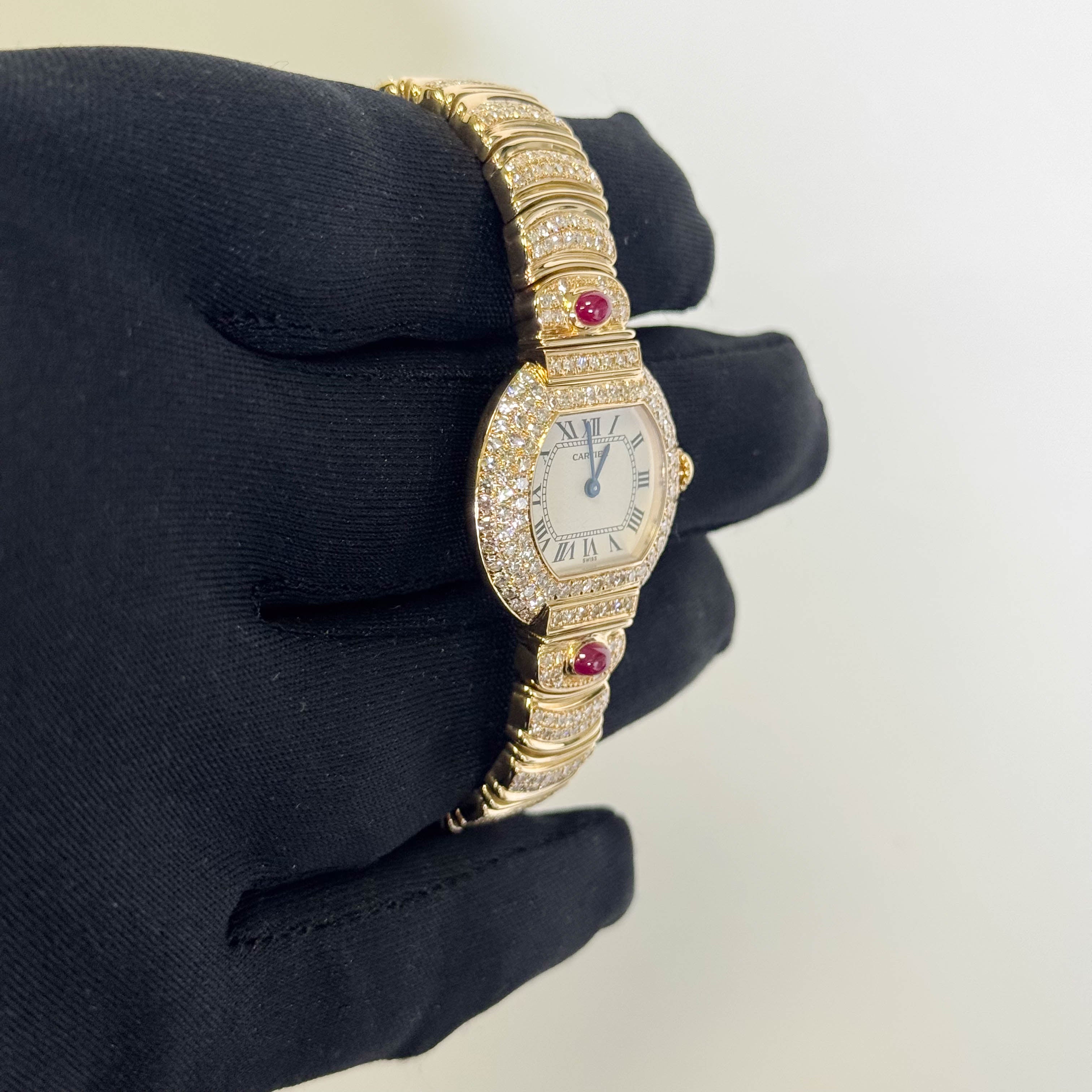 Cartier Ellipse 28mm x 12mm White Dial Watch