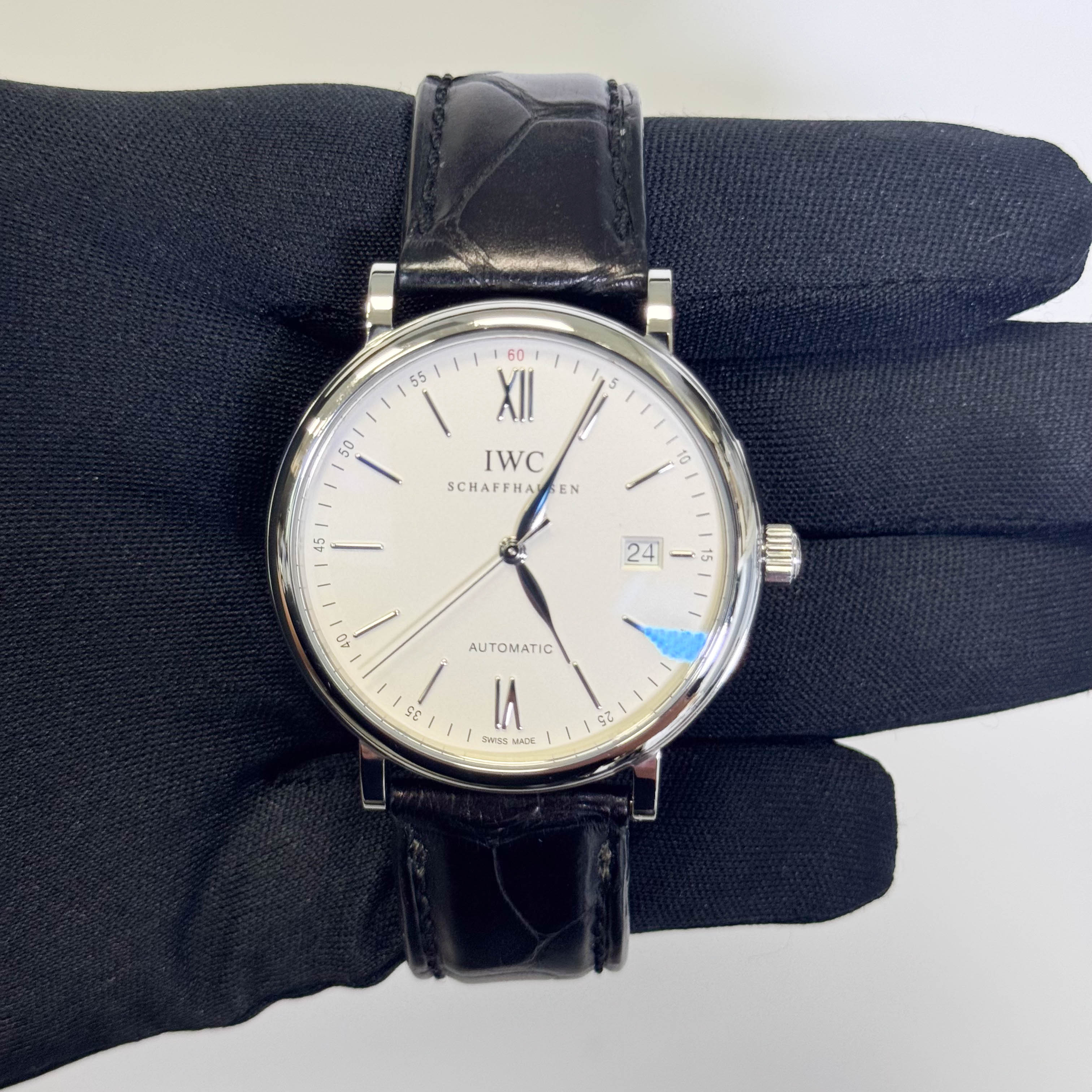IWC Portofino 40mm Silver Dial Watch Ref# IW356501 - Happy Jewelers Fine Jewelry Lifetime Warranty
