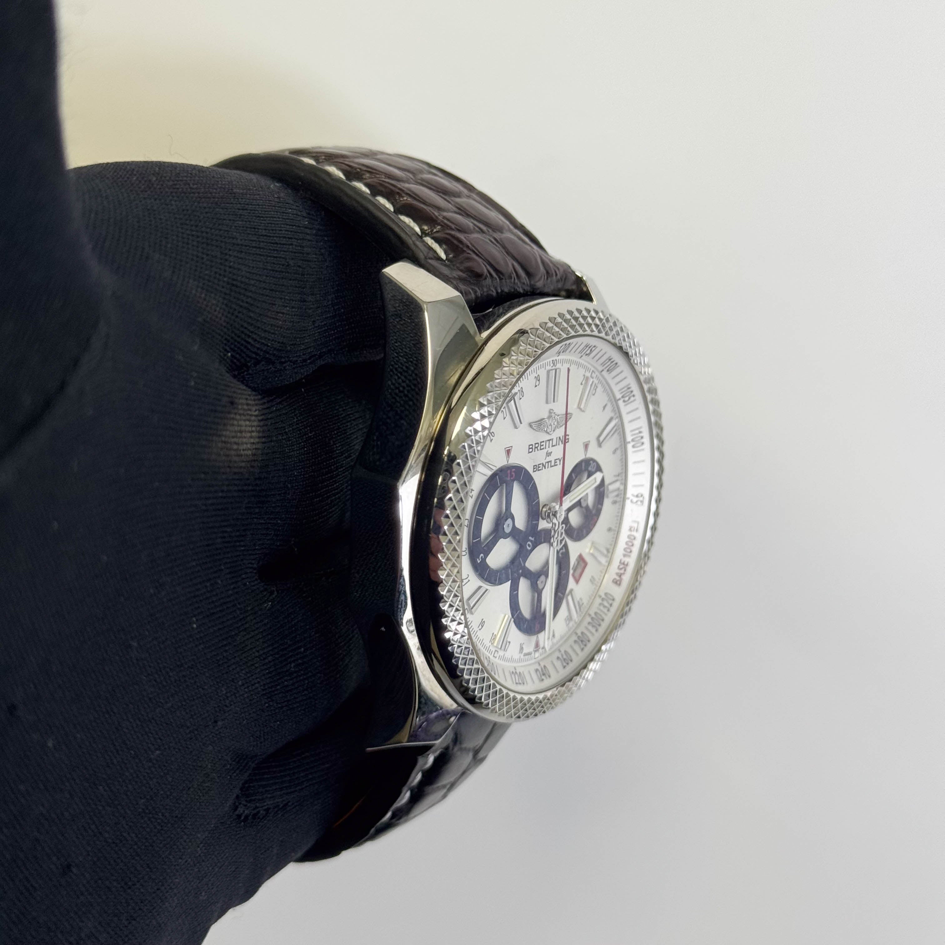 Breitling Bentley 49mm White Dial Watch Ref# A25366