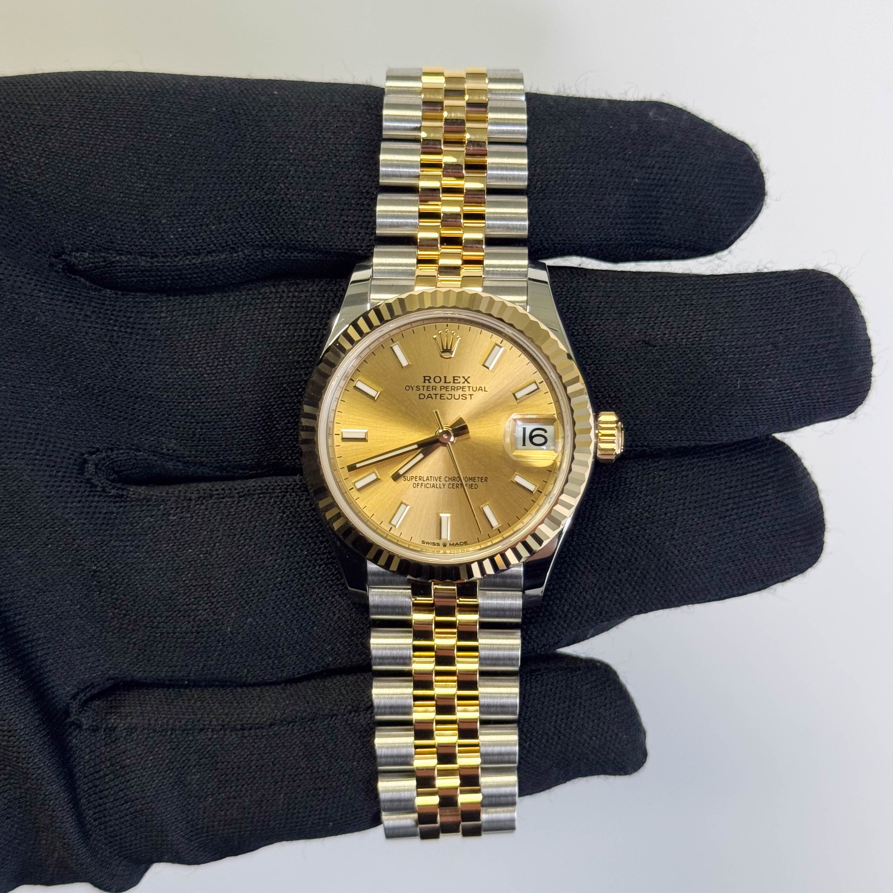 Rolex Datejust 31mm Champagne Dial Watch Ref# 278273