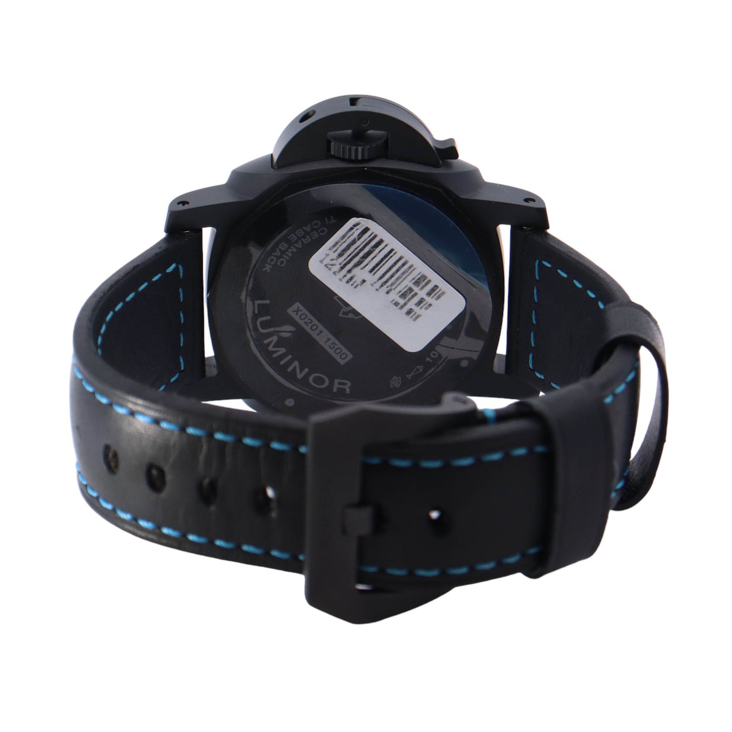 Panerai Luminor GMT 44mm Ceramic Black Stick Dial Watch Reference #: PAM01441 - Happy Jewelers Fine Jewelry Lifetime Warranty