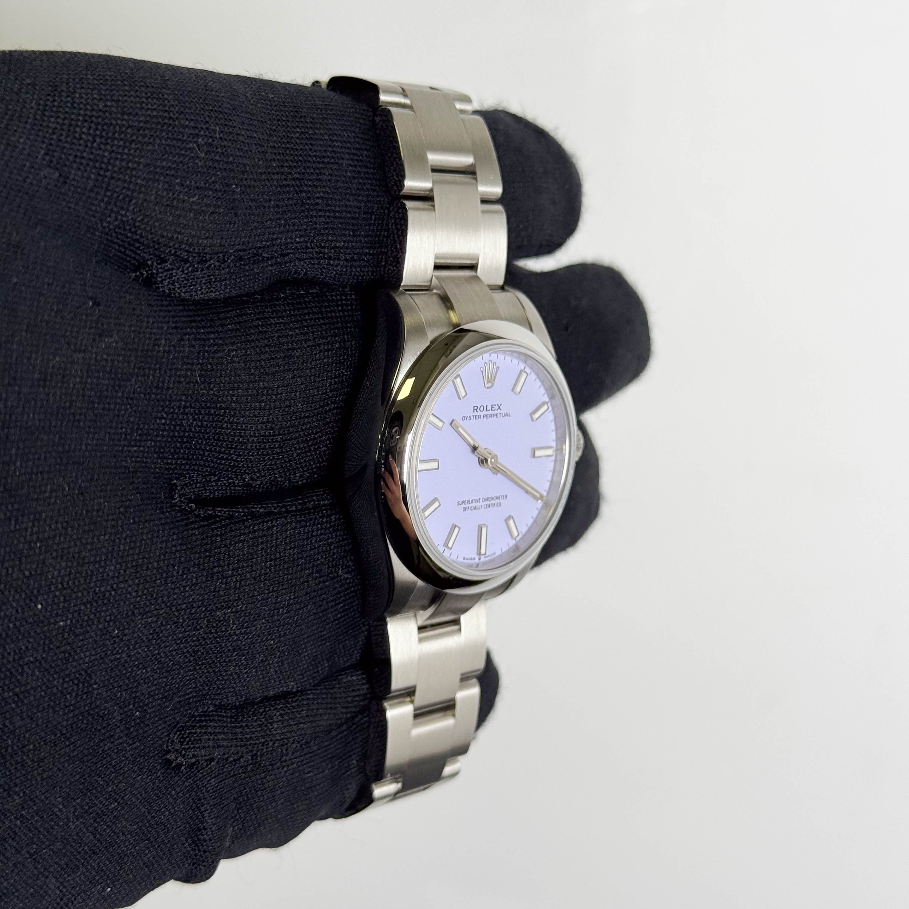 Rolex Oyster Perpetual 31mm Lilac Dial Watch Ref# 277200
