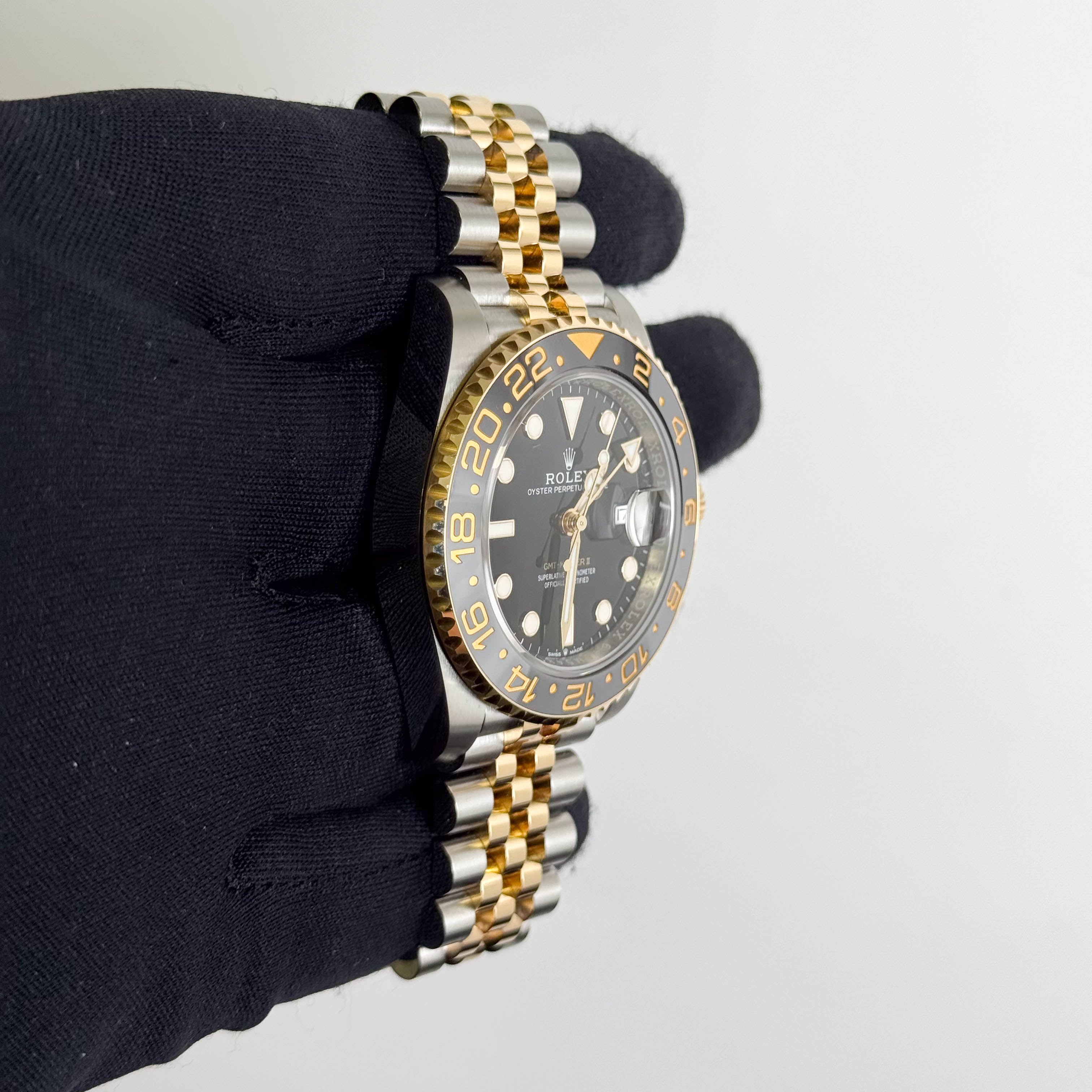 Rolex GMT-Master II Guinness 40mm Black Dial Watch Ref# 126713GRNR - Happy Jewelers Fine Jewelry Lifetime Warranty