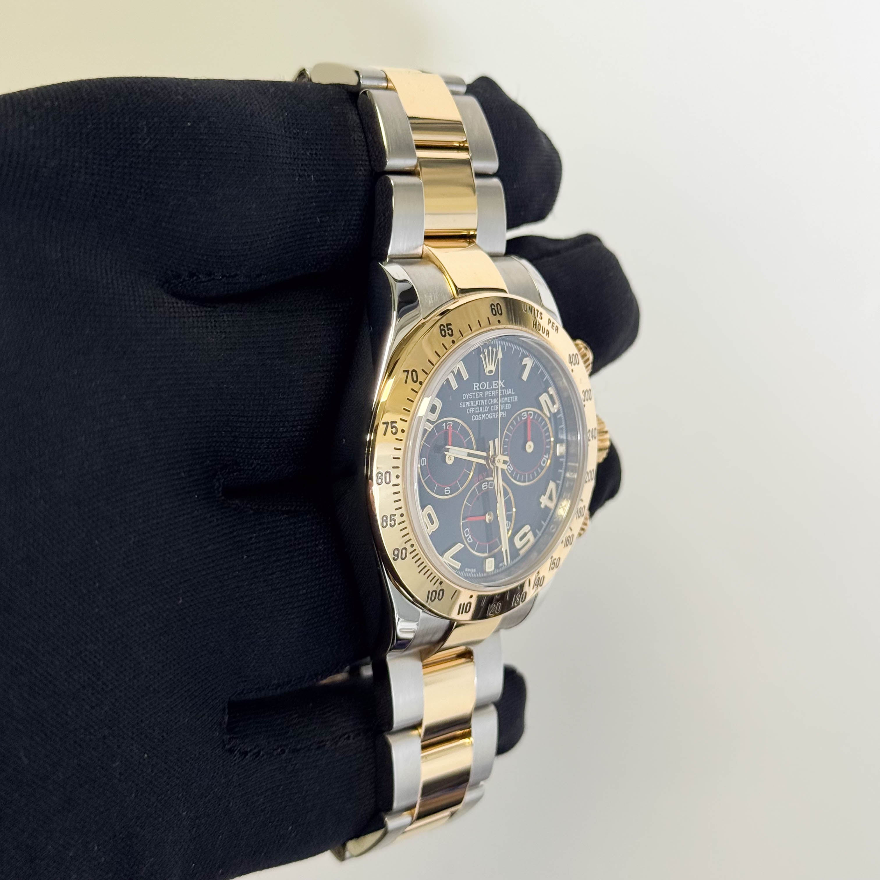 Rolex Daytona 40mm Racing Blue Dial Watch Ref# 116523