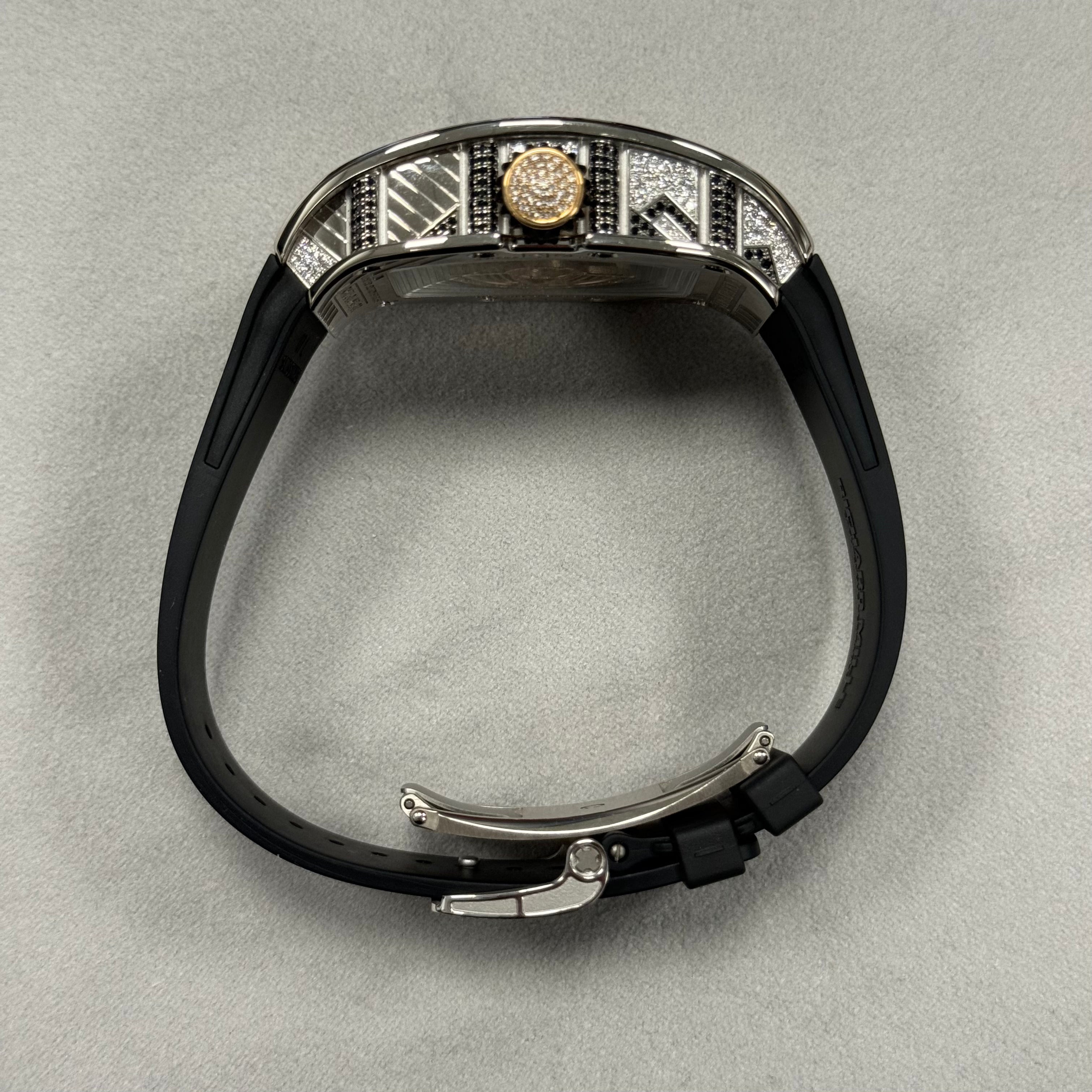 Richard Mille RM71-01 Factory Set White Gold Skeleton Dial Watch Ref# RM71-01 - Happy Jewelers Fine Jewelry Lifetime Warranty