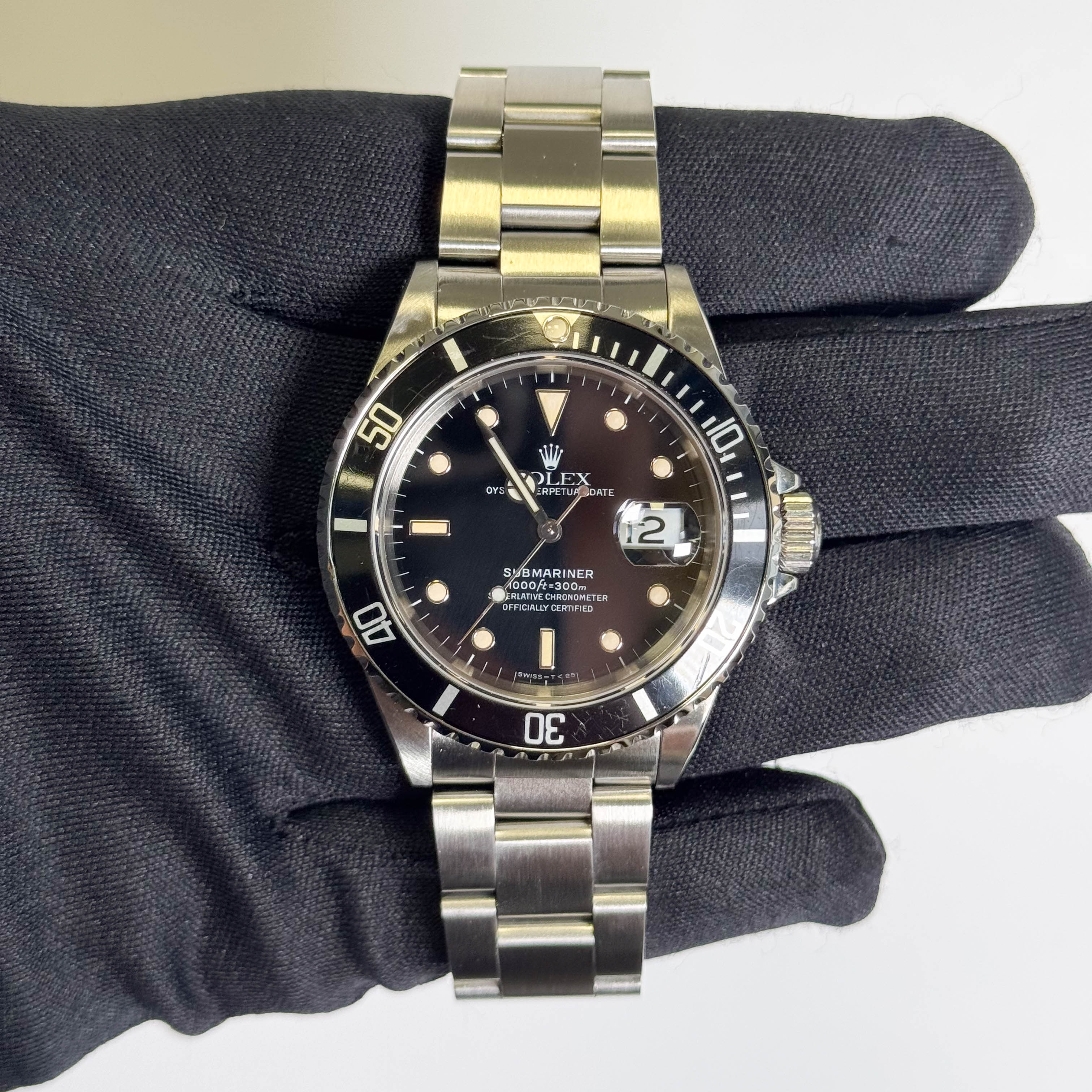 Rolex Submariner 40mm Black Dial Watch Ref# 16610