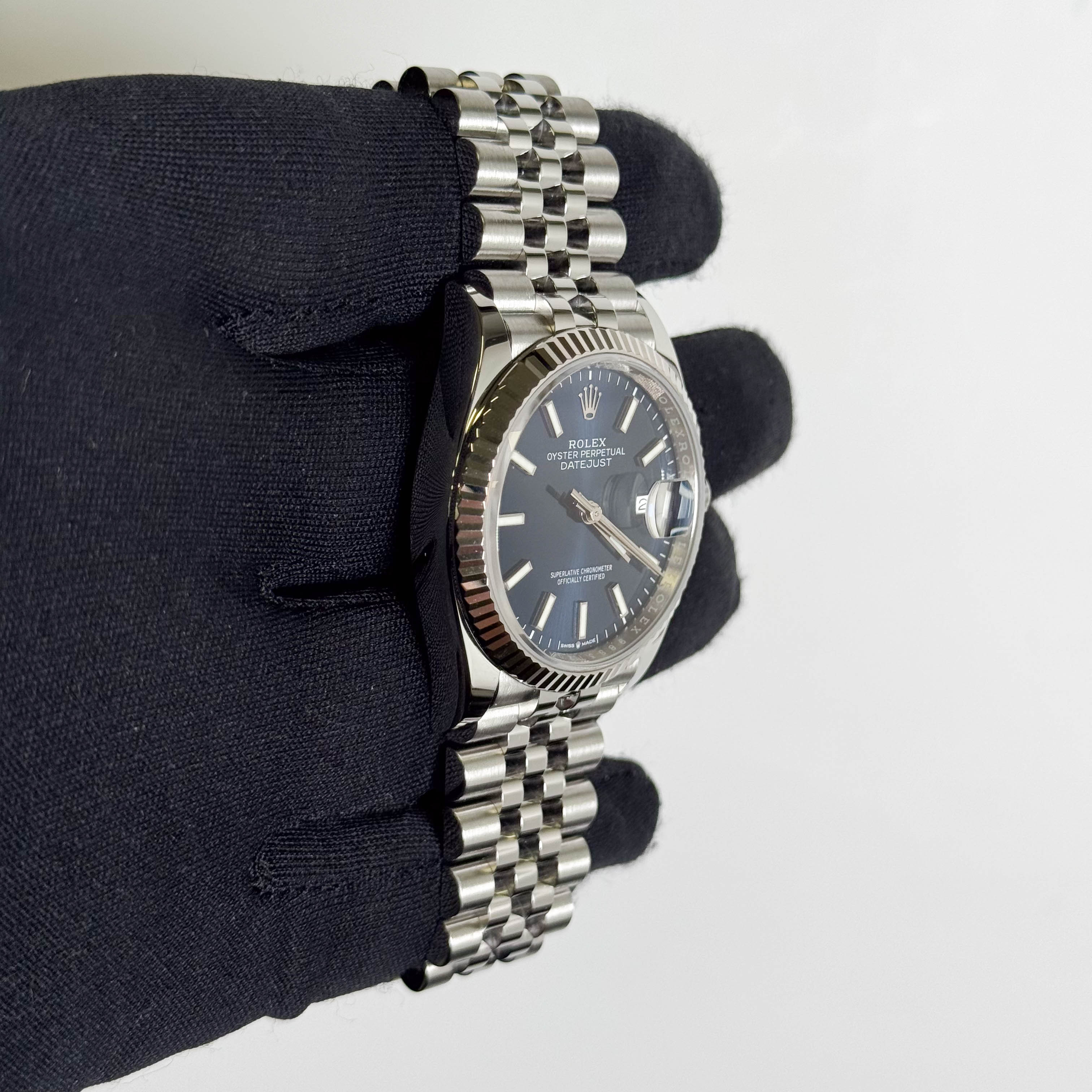 Rolex Datejust 36mm Blue Dial Watch Ref# 126234 - Happy Jewelers Fine Jewelry Lifetime Warranty