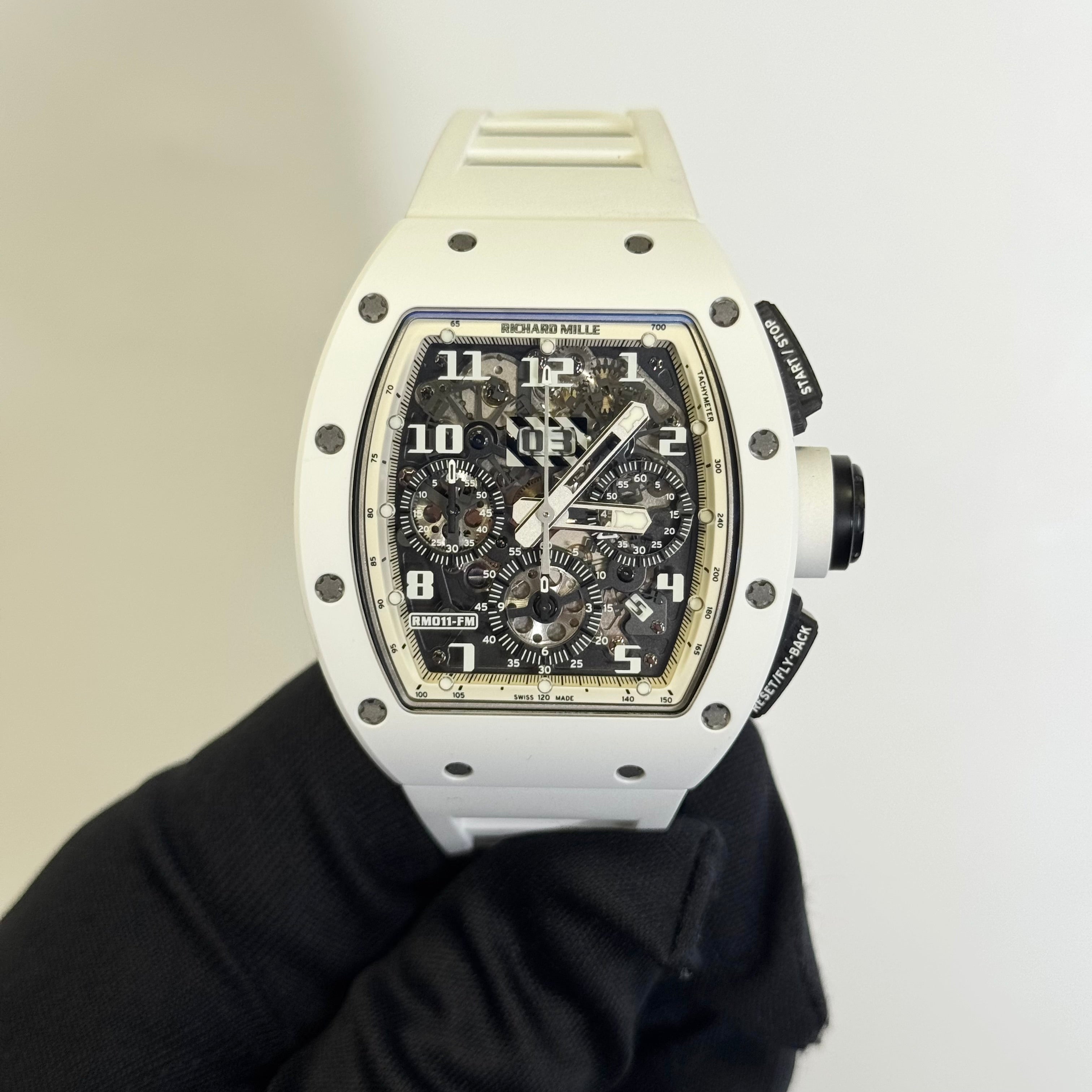 Richard Mille RM011 42mm Openwork Dial Watch Ref# RM011