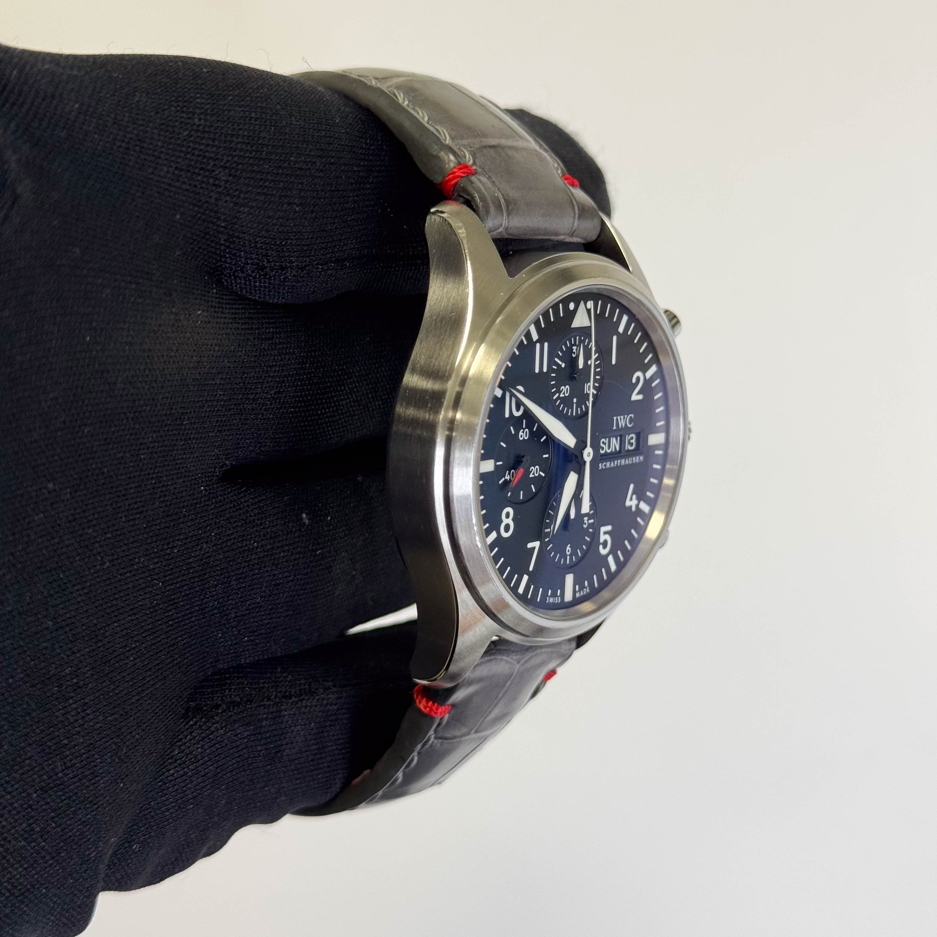 IWC Pilots 42mm Black Dial Watch Ref# IW371701 - Happy Jewelers Fine Jewelry Lifetime Warranty