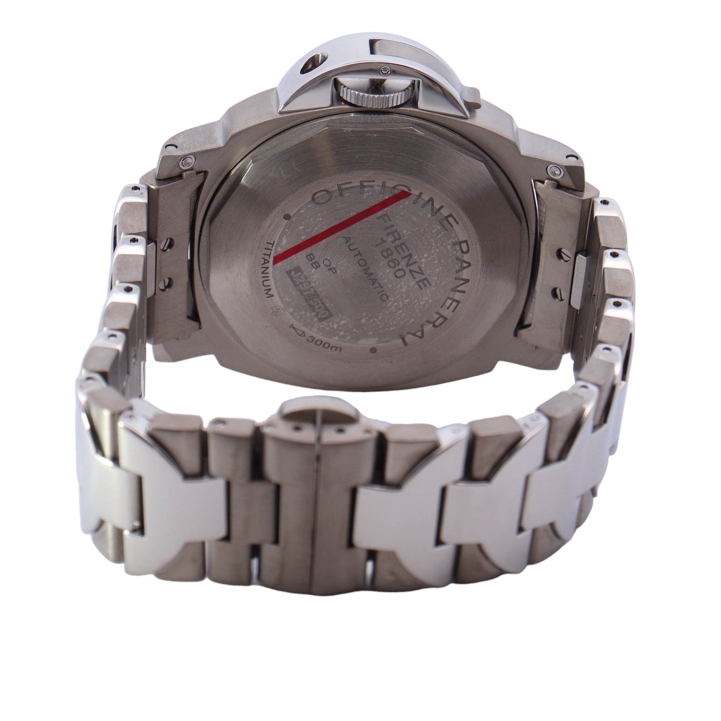 Panerai Luminor GMT Stainless Steel & Titanium 44mm Black Arabic & Stick Dial Watch - Happy Jewelers Fine Jewelry Lifetime Warranty