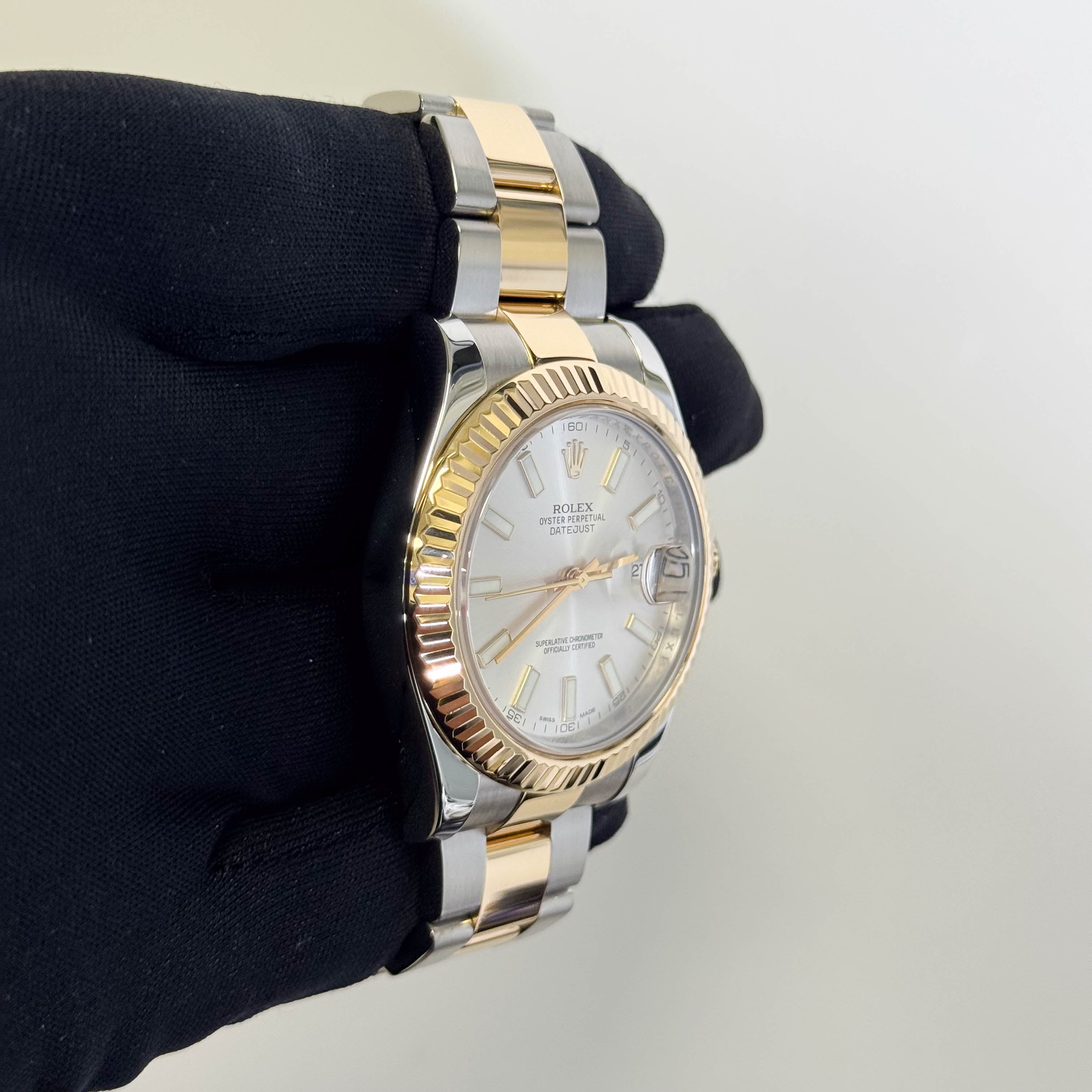 Rolex Datejust 41mm Ivory Dial Watch Ref# 116333