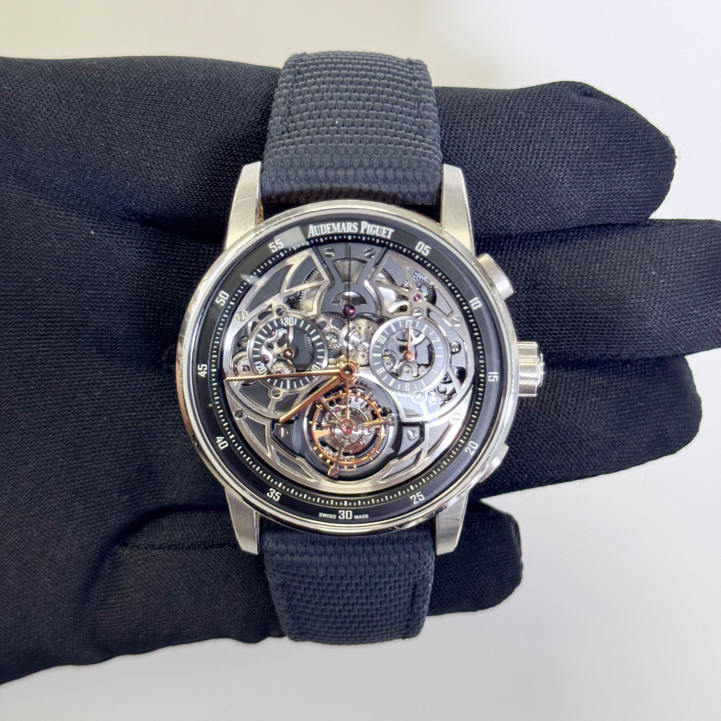 Audemars Piguet Code 11.59 Tourbillion 41mm Skeleton Dial Watch Ref# 26399NB.OO.D009KB.01
