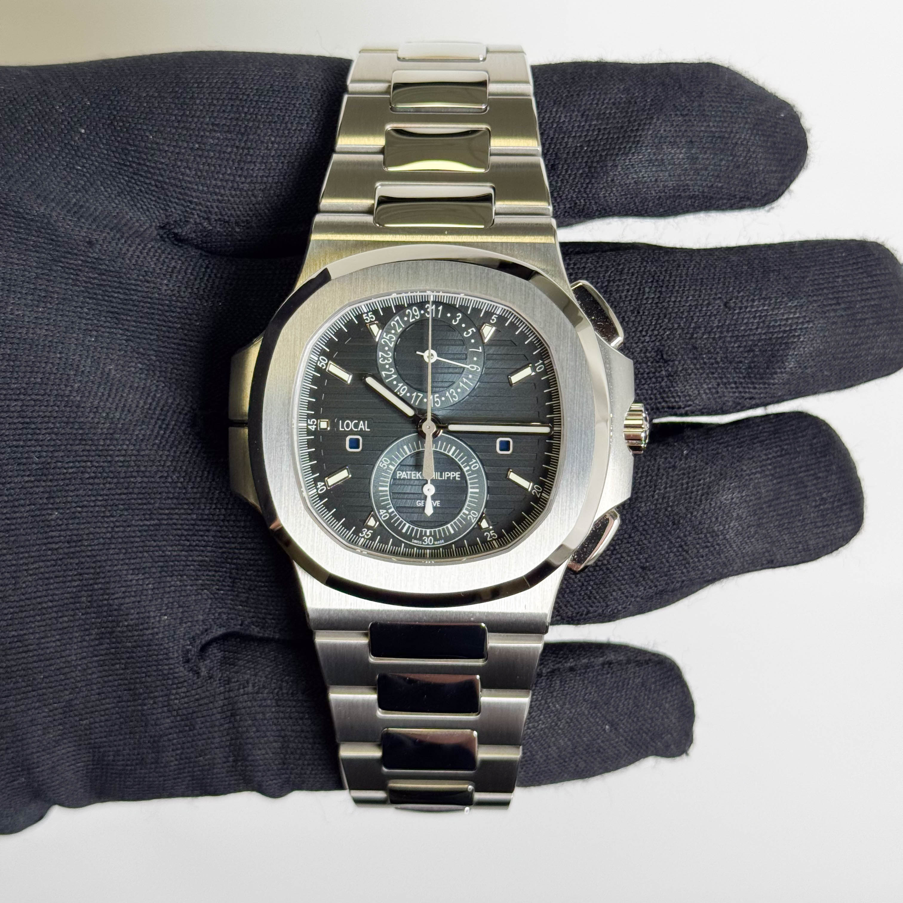 Patek Philippe Nautilus 40.5mm Blue Dial Watch Ref# 5990/1A-001 - Happy Jewelers Fine Jewelry Lifetime Warranty
