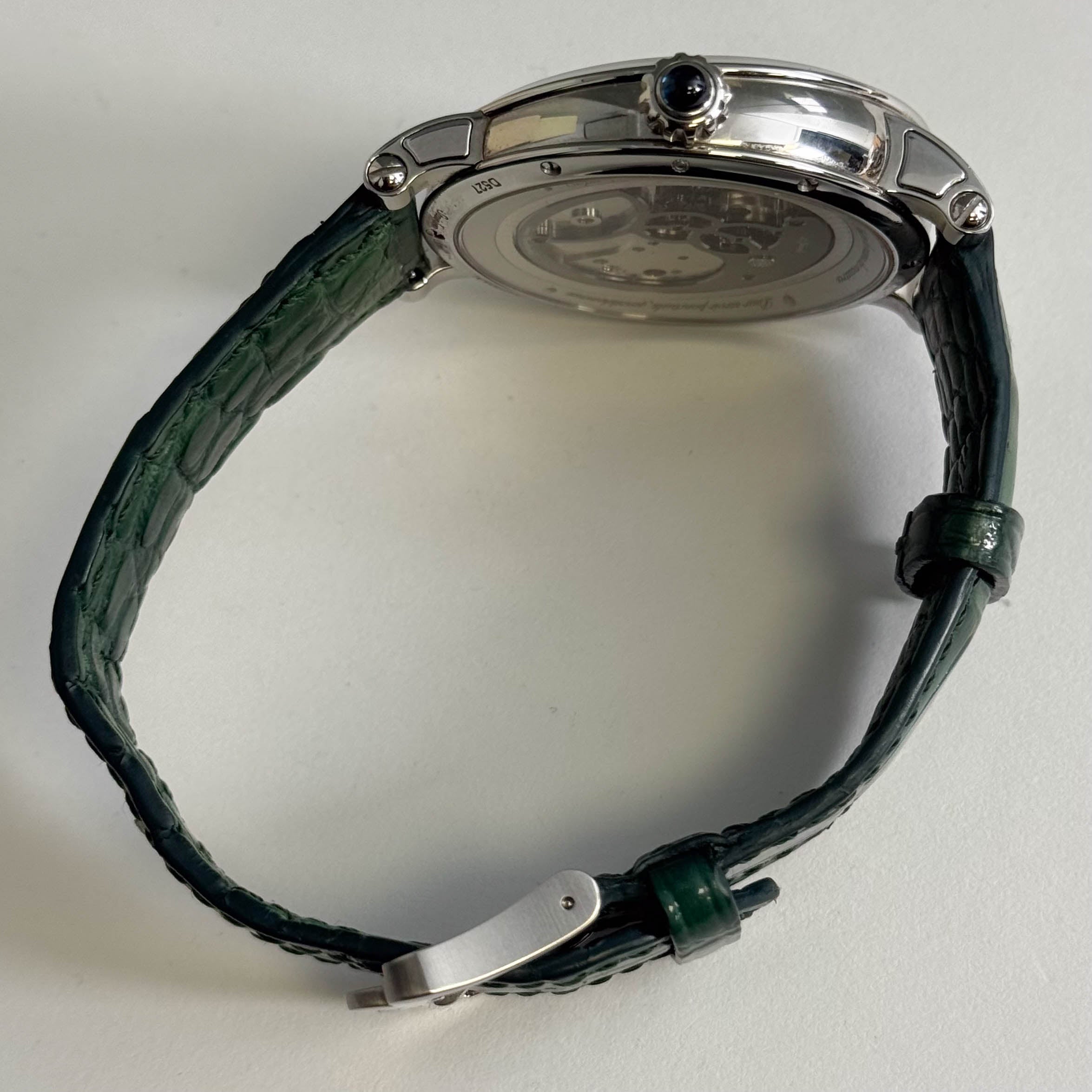 Bovet Rectical 28 42mm Green Skeleton Dial Watch Ref# R290001