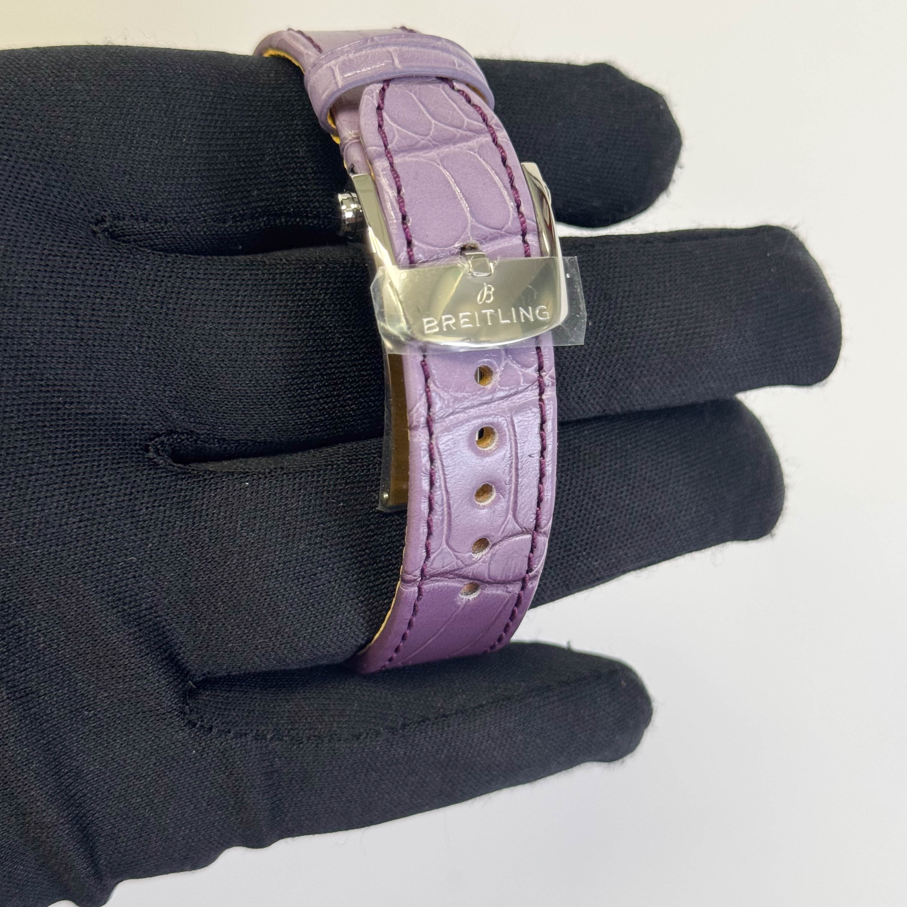 Breitling Lady Premier 36mm Purple Dial Watch Ref# A10310