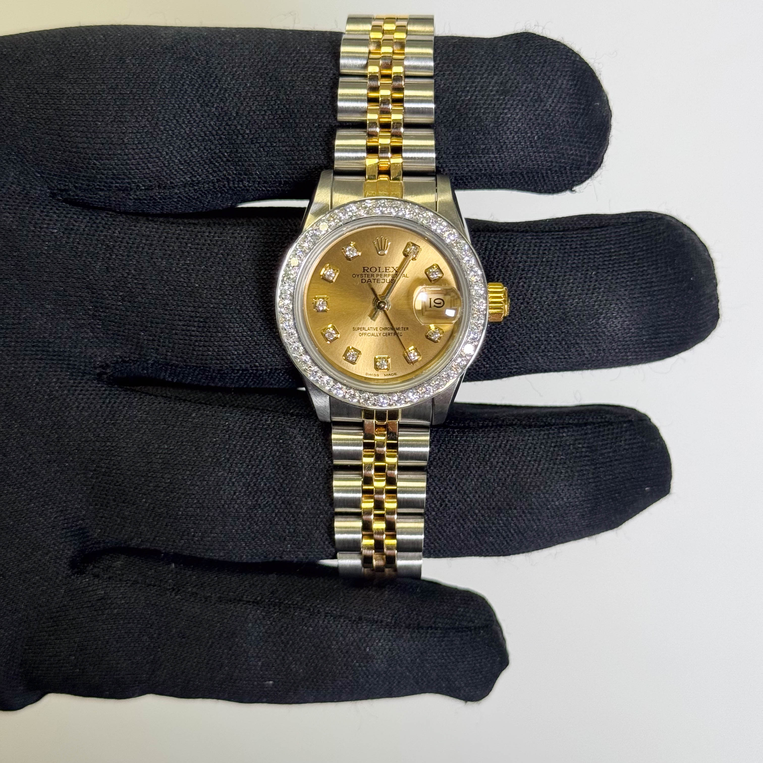 Rolex Datejust 26mm Champagne Dial Watch Ref# 69173 - Happy Jewelers Fine Jewelry Lifetime Warranty