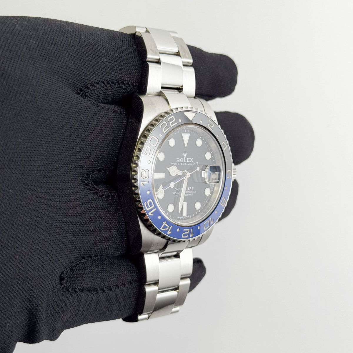 Rolex GMT-Master II "Batman" 40mm Black Dial Watch Ref# 126710BLNR