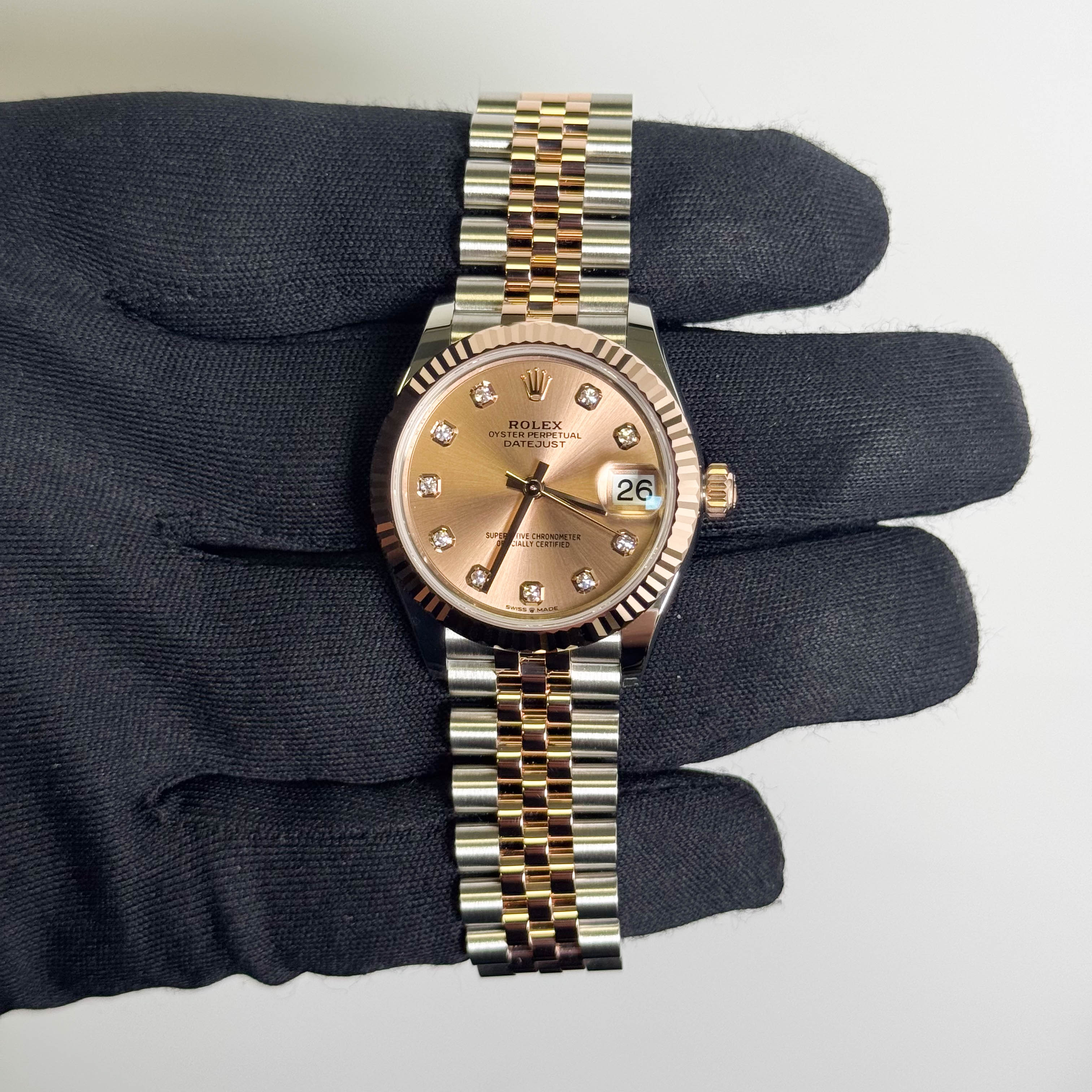 Rolex Datejust 31mm Everose Dial Watch Ref# 278271 - Happy Jewelers Fine Jewelry Lifetime Warranty