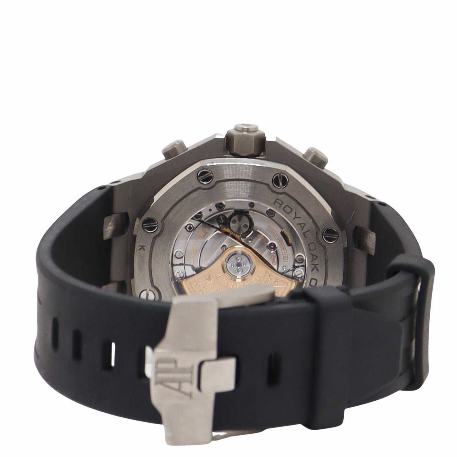 Audemars Piguet Royal Oak Offshore 42mm Titanium Gray Chronogprah Dial Watch Reference# 26470IO.OO.A006CA.01 - Happy Jewelers Fine Jewelry Lifetime Warranty