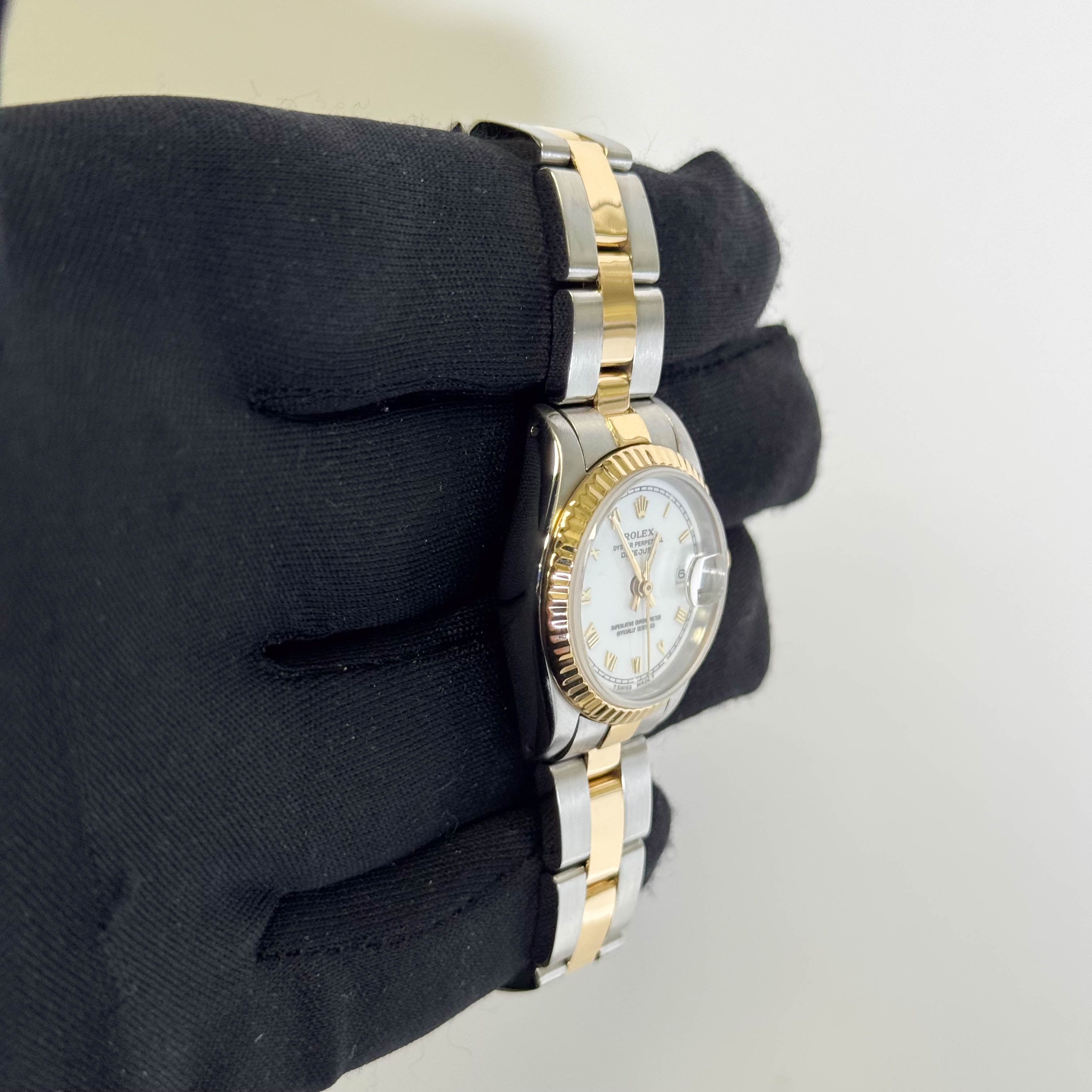 Rolex Datejust 26mm White Dial Watch Ref# 69173