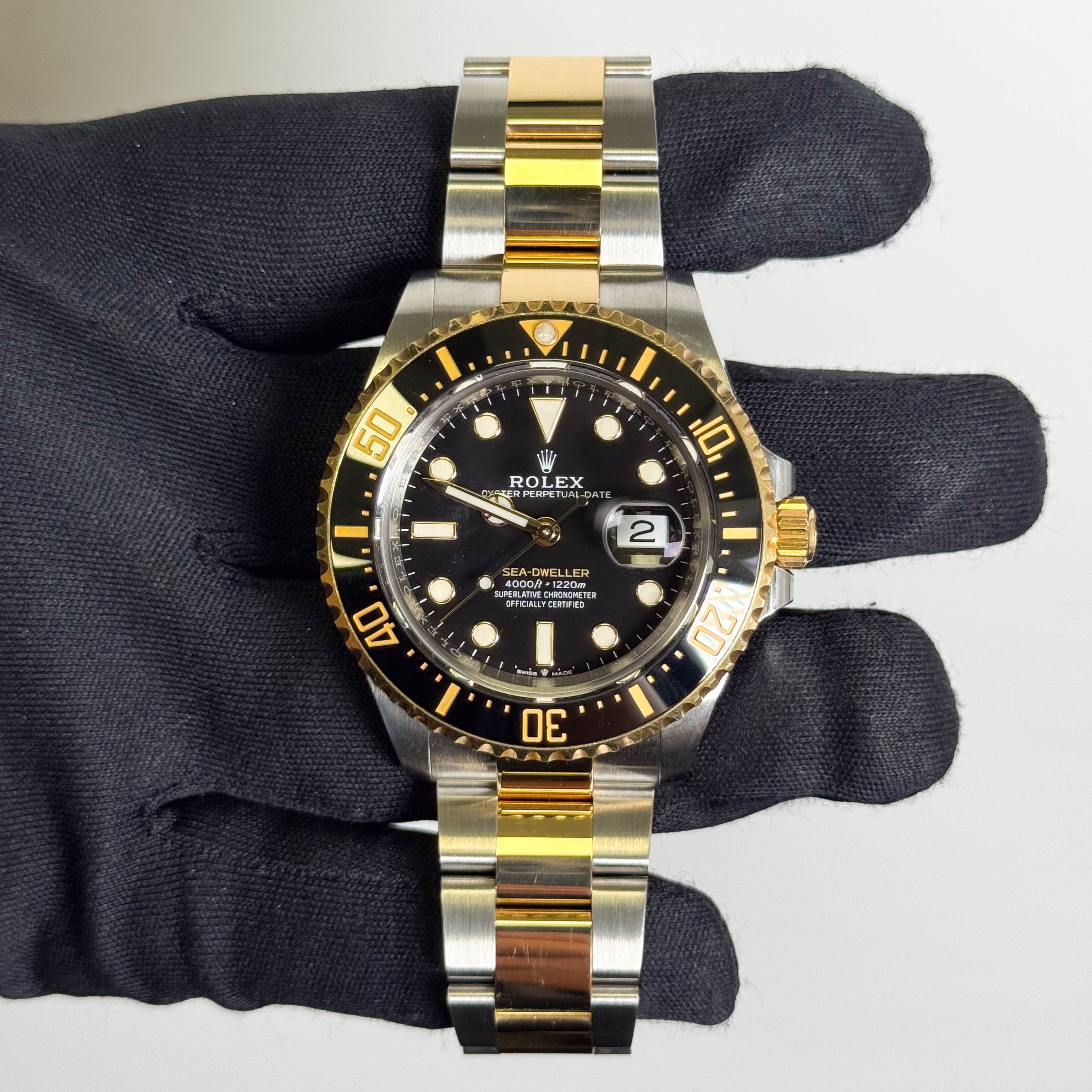 Rolex Sea-Dweller 43mm Black Dial Watch Ref# 126603 - Happy Jewelers Fine Jewelry Lifetime Warranty