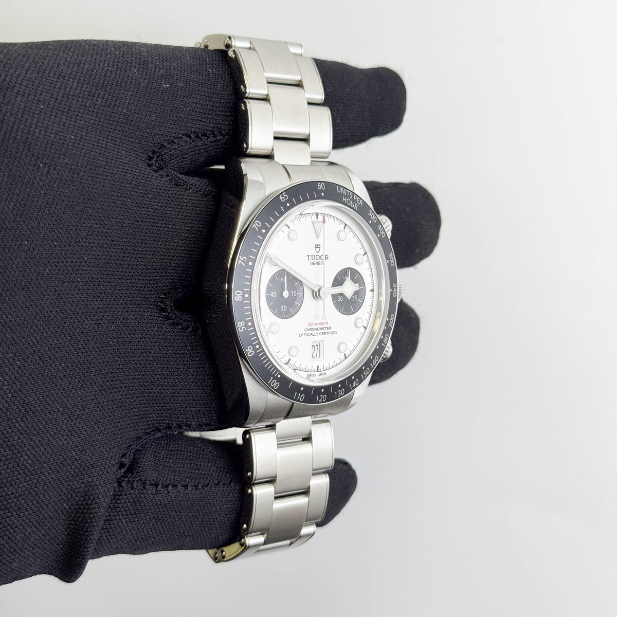 Tudor Black Bay Chrono 41mm White Dial Watch Ref# 79360N