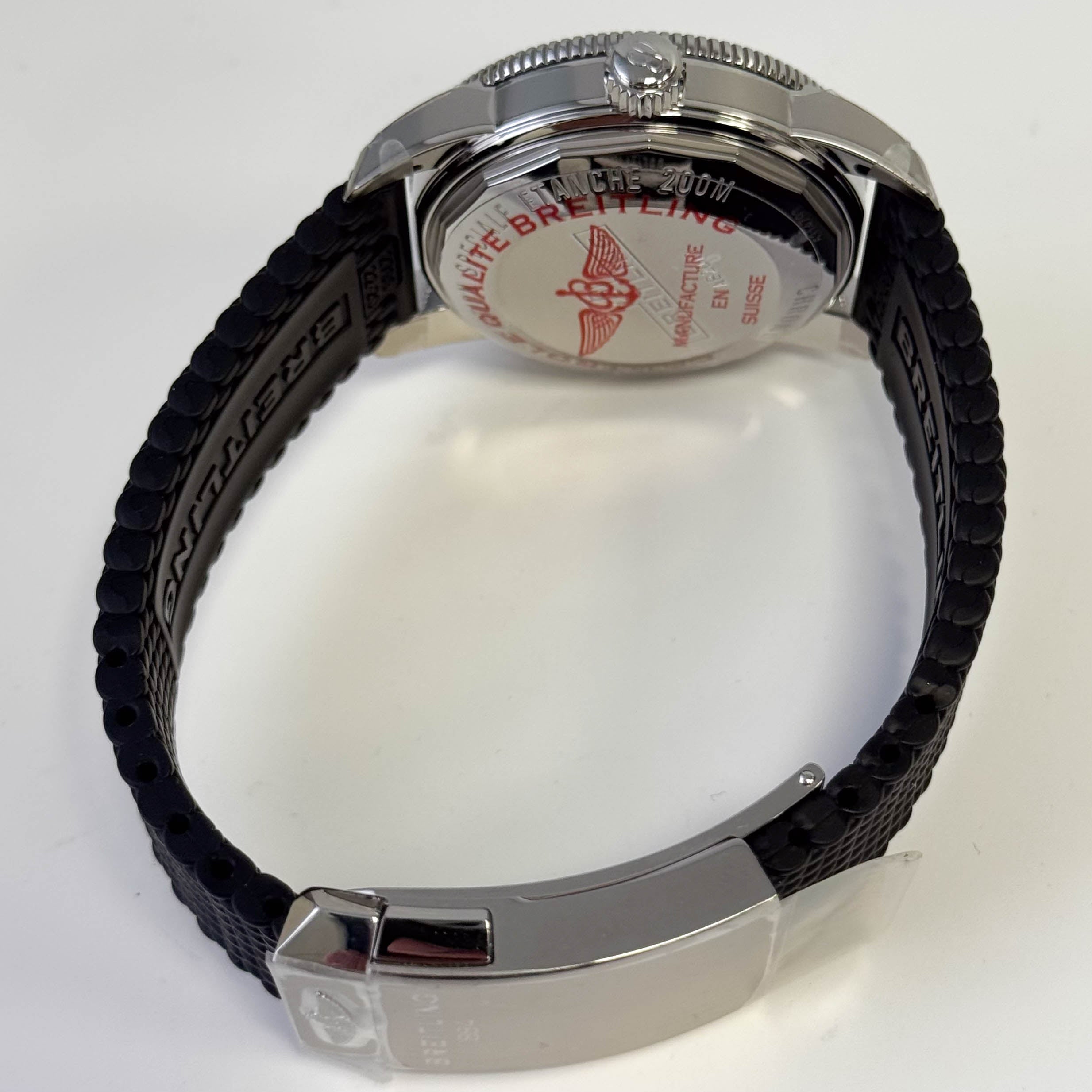 Breitling Superocean Heritage B20 Automatic 42mm Dark Green Dial Watch Ref# AB2010121L1S1