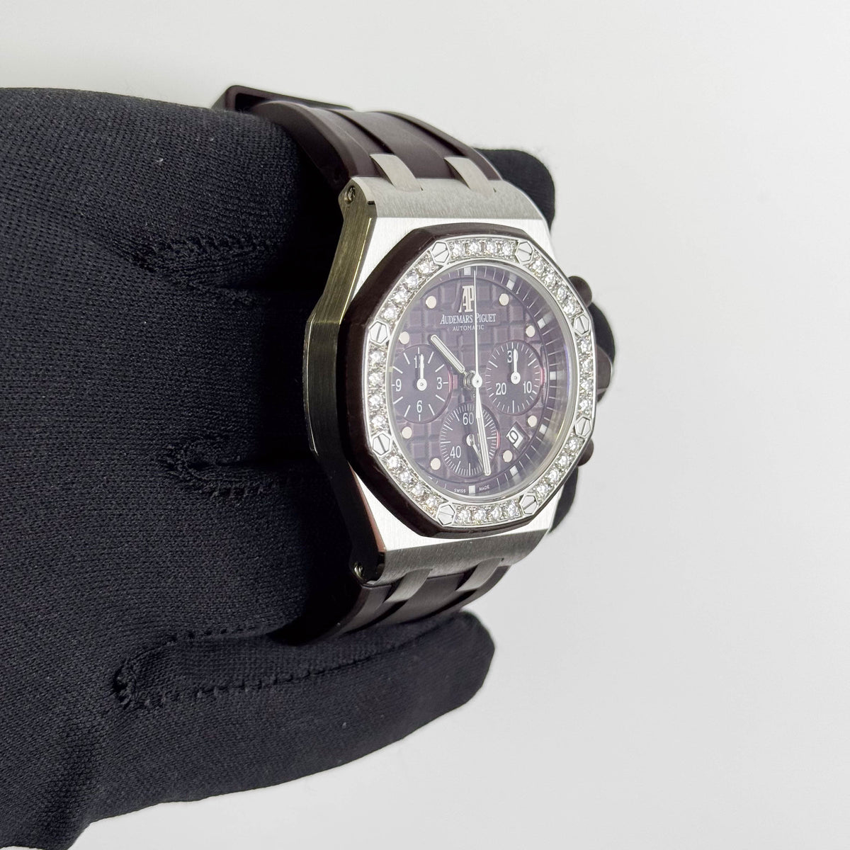 Audemars Piguet Royal Oak Offshore 37mm Deep Purple Dial Watch Ref: 26048SK.ZZ.D066CA.01