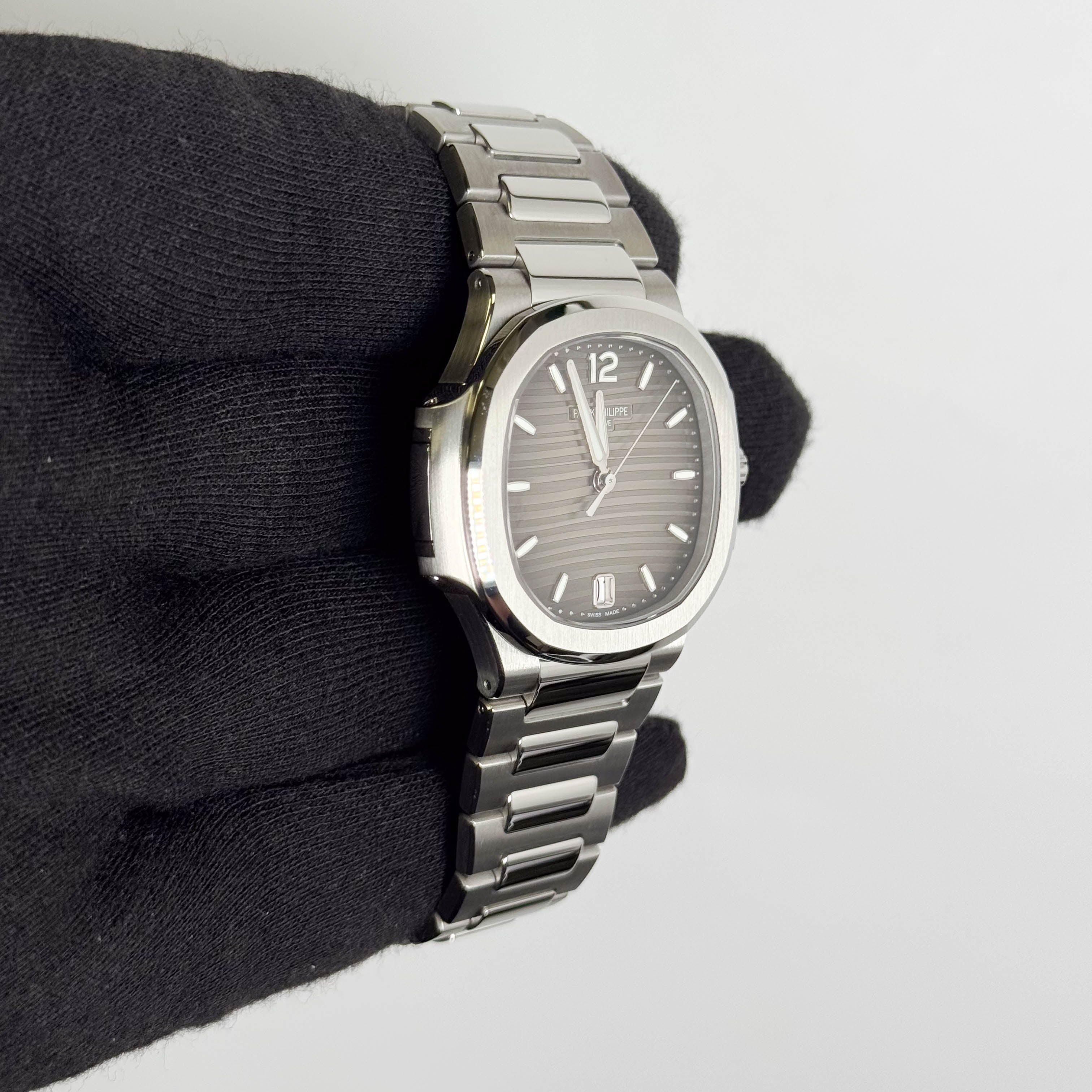 Patek Philippe Nautilus 35.20mm Grey Dial Watch Ref# 7118/1A-011